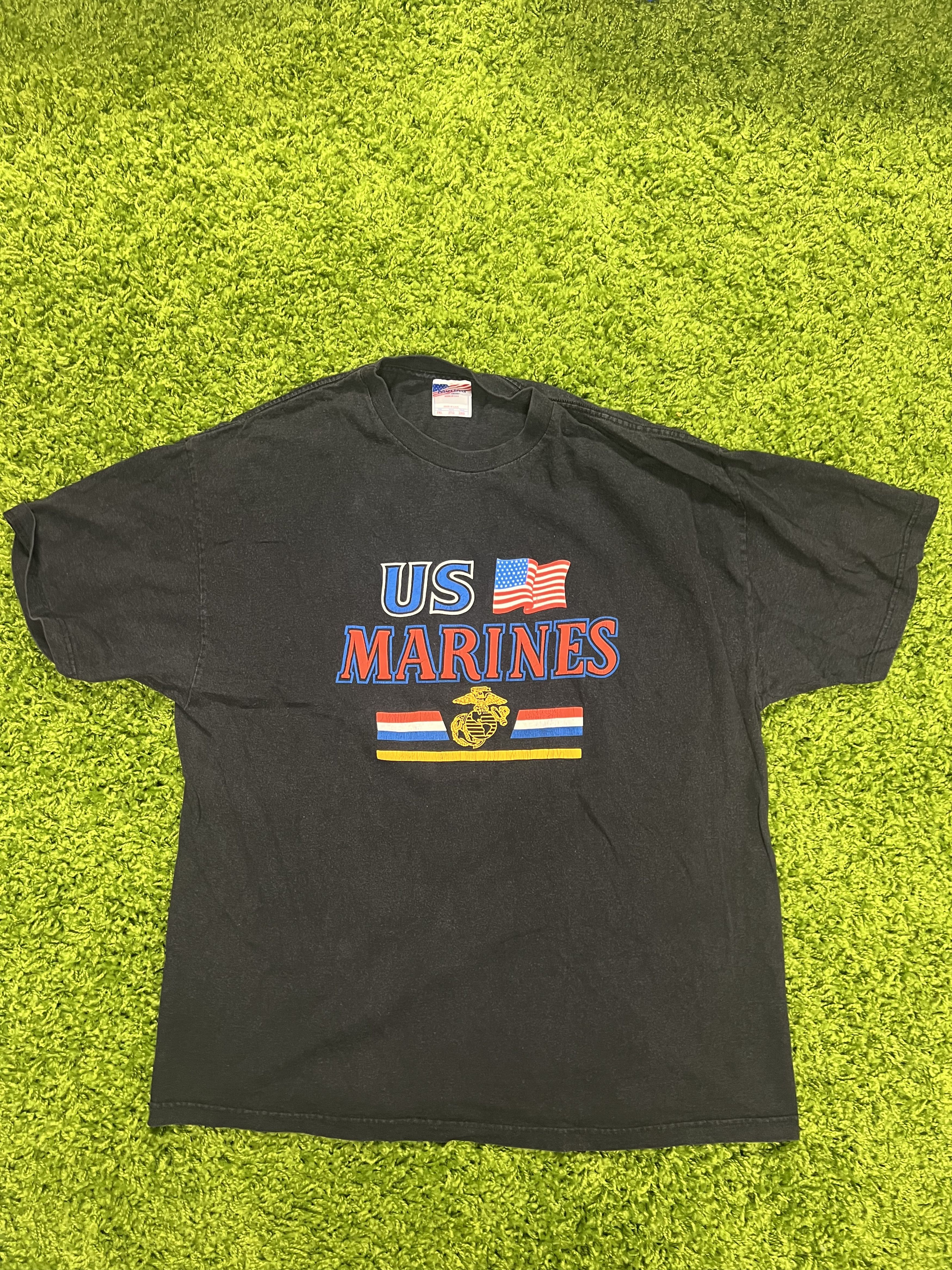 Vintage Vintage US Murina Marines T-shirt Size US XXL / EU 58 / 5 - 1 Thumbnail