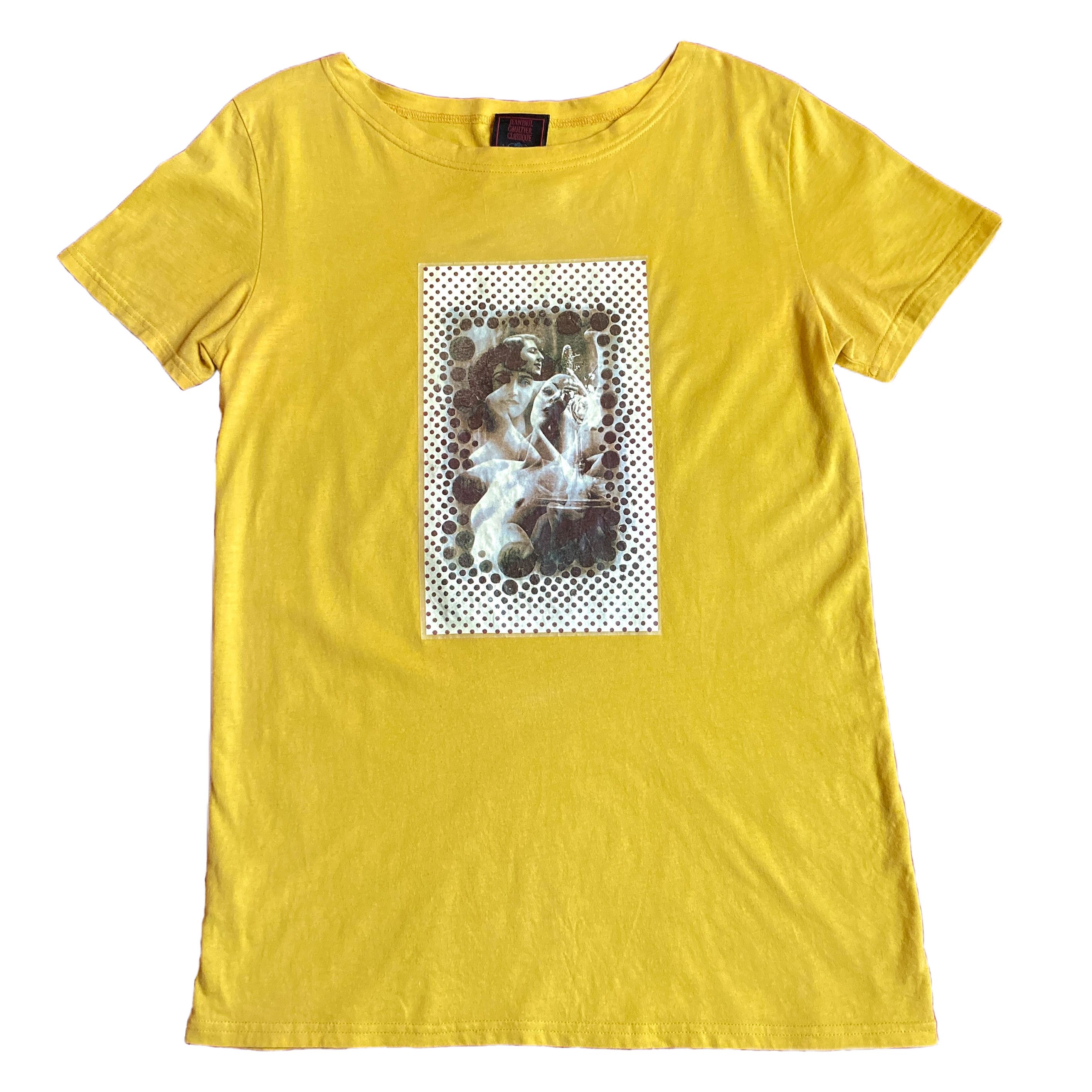 image of Jean Paul Gaultier Classique Paris Shirt in Yellow, Men's (Size Medium)