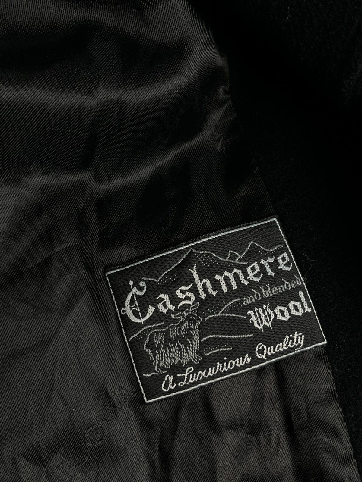 Vintage Vintage Avant Garde Cashmere Wool Long Japan Style Coat Size US L / EU 52-54 / 3 - 8 Thumbnail