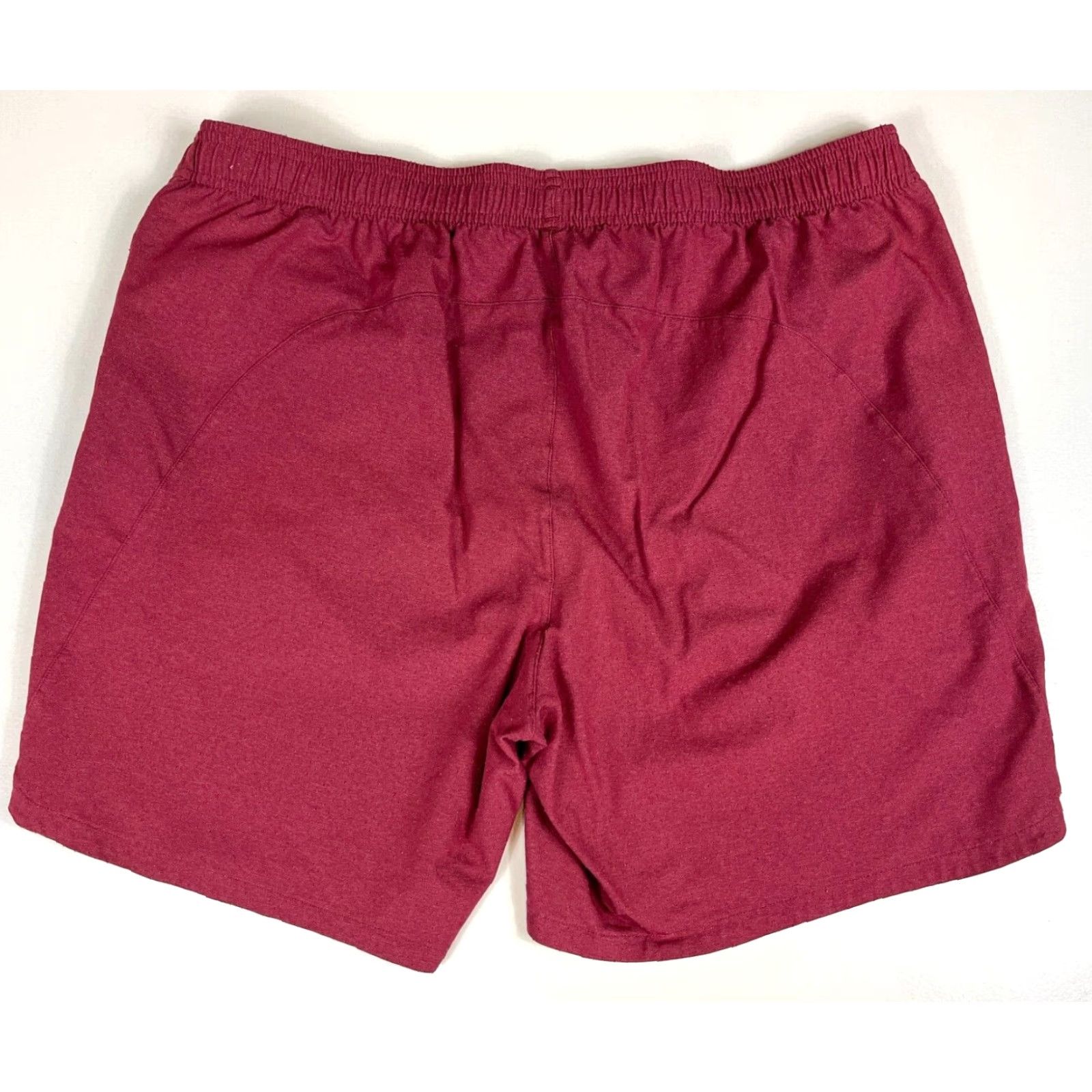 Rhone Rhone Men's Athletic Shorts XL - Perforated, Drawstring, Breathable, Red/ Bordeaux, 6.5 Inseam, Regular Fit, Activewear Size US 36 / EU 52 - 2 Thumbnail