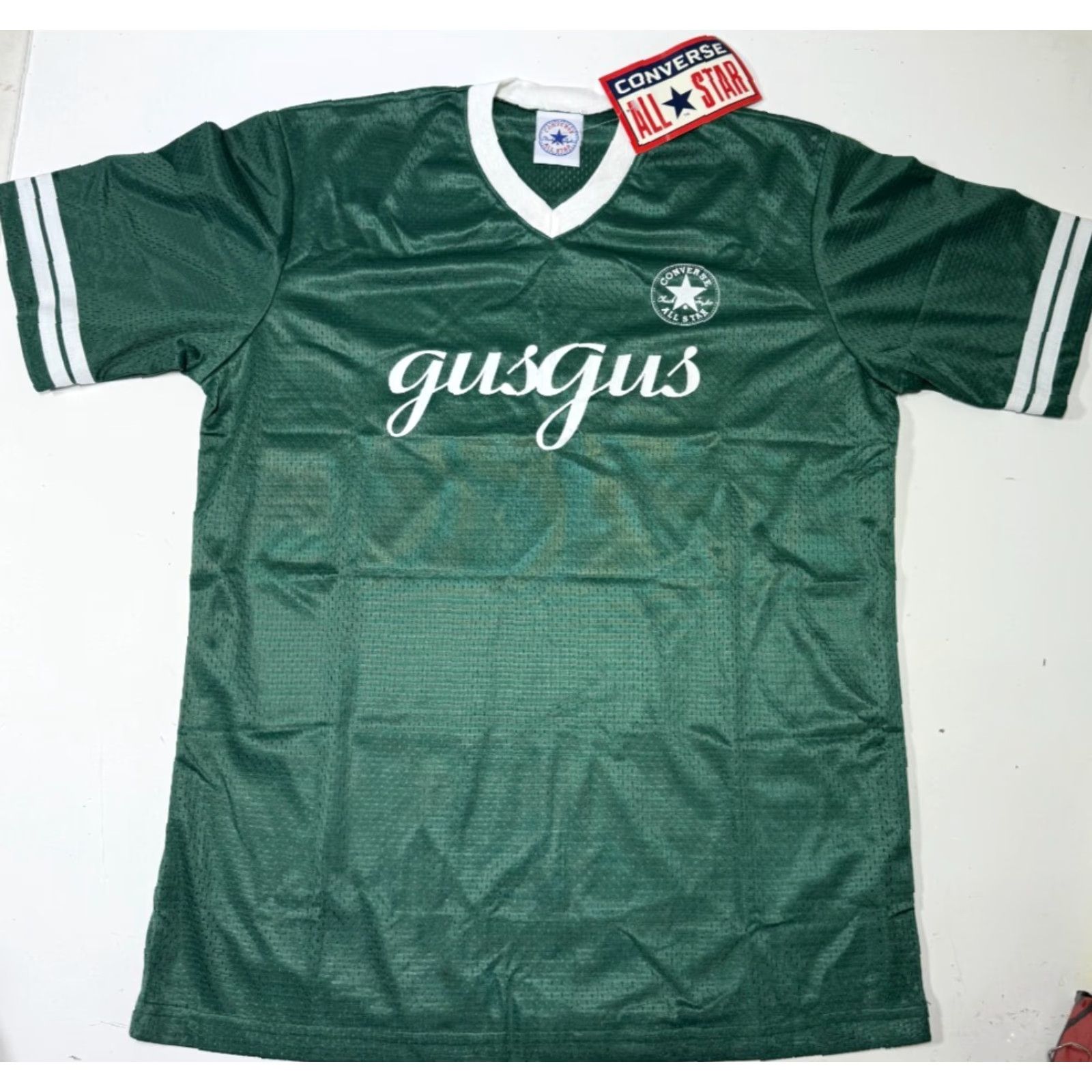 Converse VINTAGE 2000 GUS GUS ALL STAR CONVERSE T-Shirt Unisex Adult Large Green Collectible Size US L / EU 52-54 / 3 - 2 Thumbnail