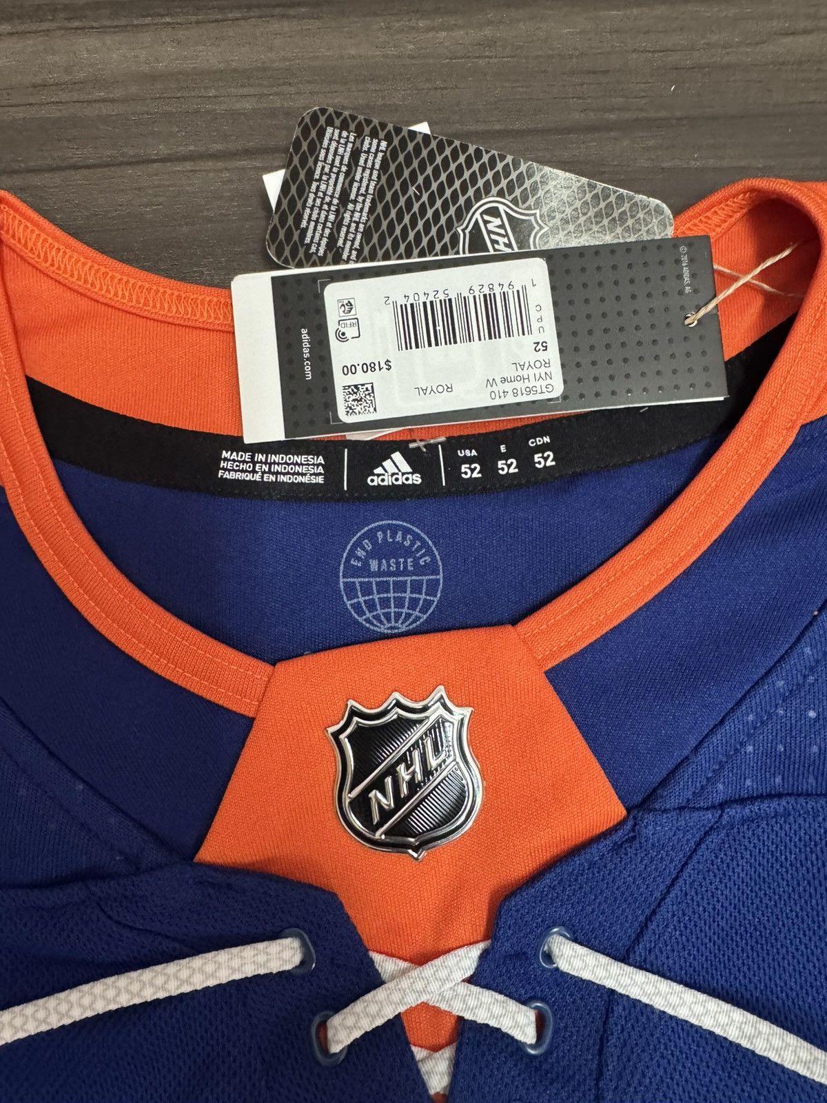 Adidas Adidas New York Islander NHL Home Blue Premier Jersey Sz 52 Size US L / EU 52-54 / 3 - 3 Thumbnail