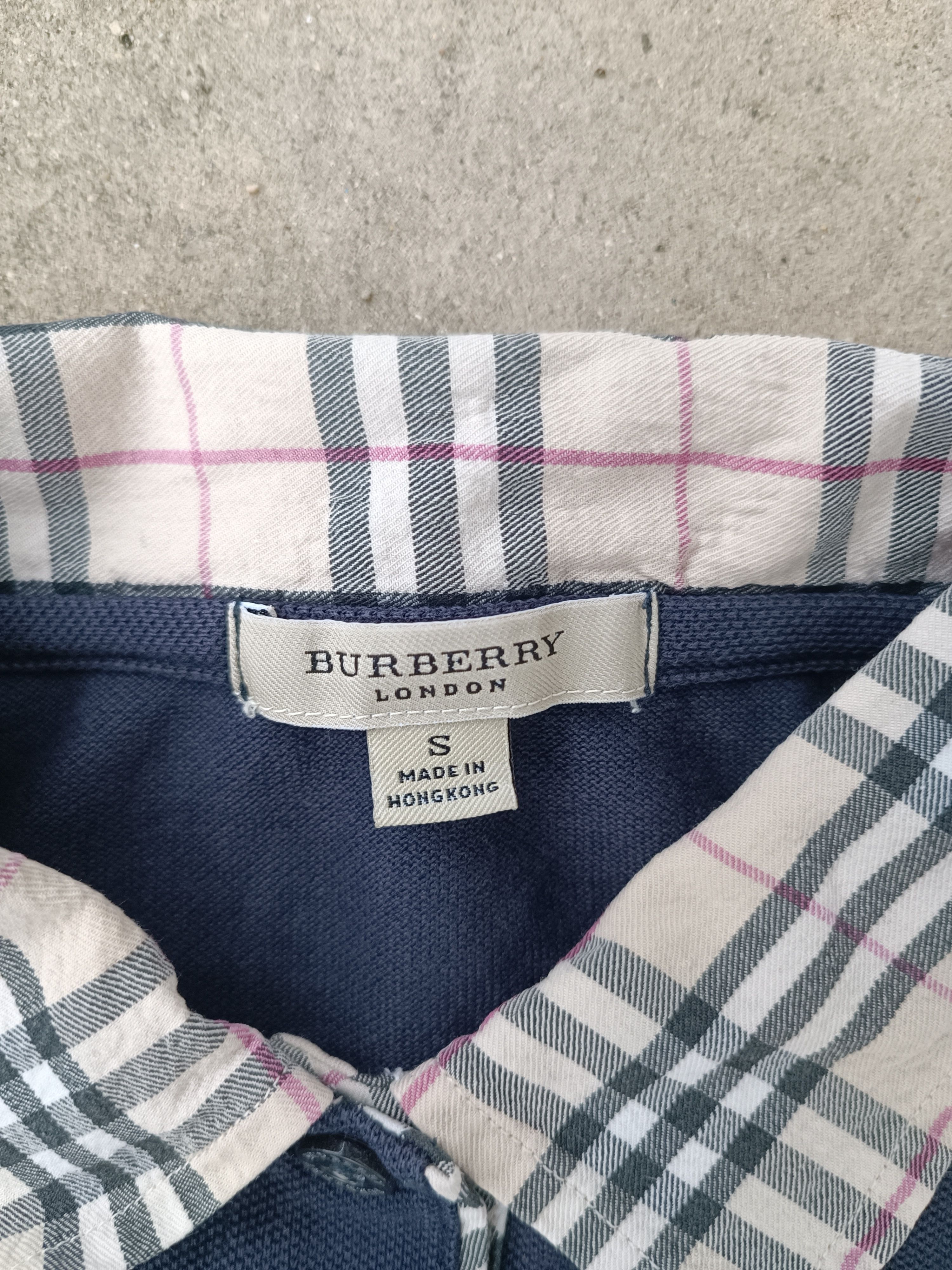 Burberry × Burberry Prorsum × Vintage burberry nova check polo shirt Size S / US 4 / IT 40 - 3 Thumbnail