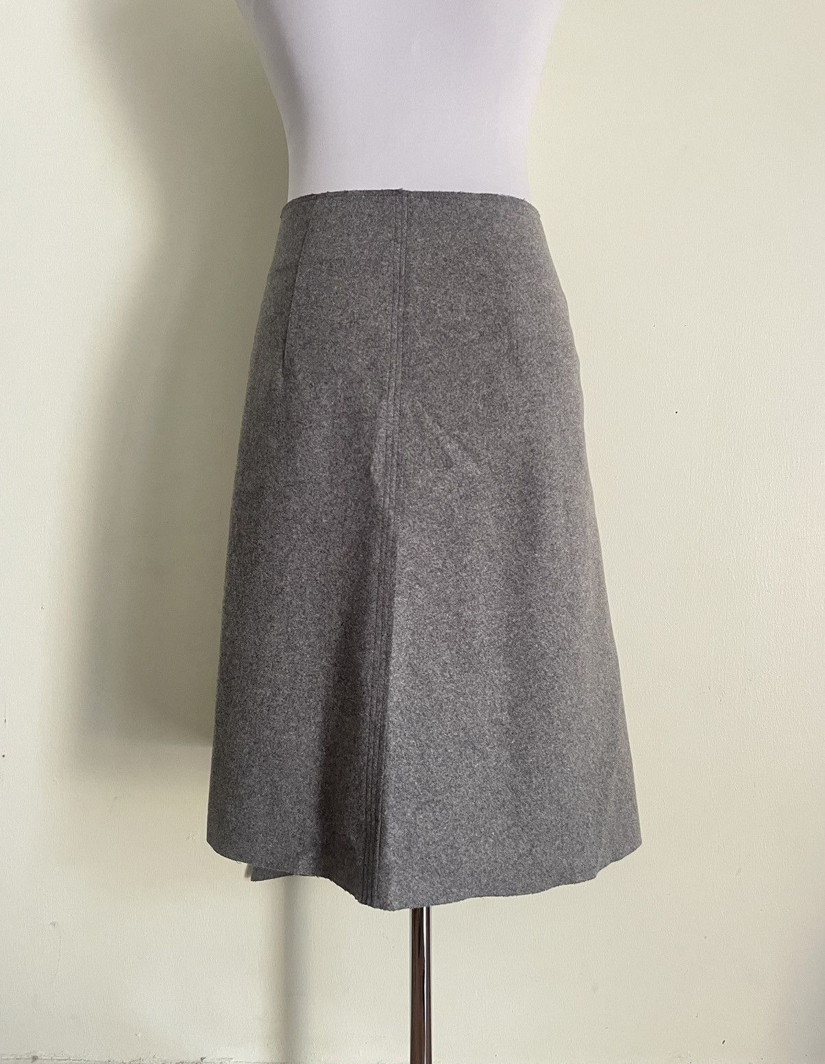 Maison MIHARA YASUHIRO Mihara Yasuhiro Wrap Maxi Skirt Size 29" - 2 Thumbnail