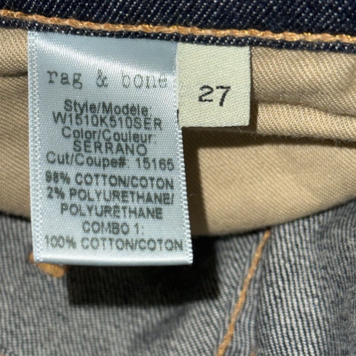 Rag & Bone Rag & Bone Serrano dark wash cropped jeans Size 27" / US 4 / IT 40 - 8 Thumbnail