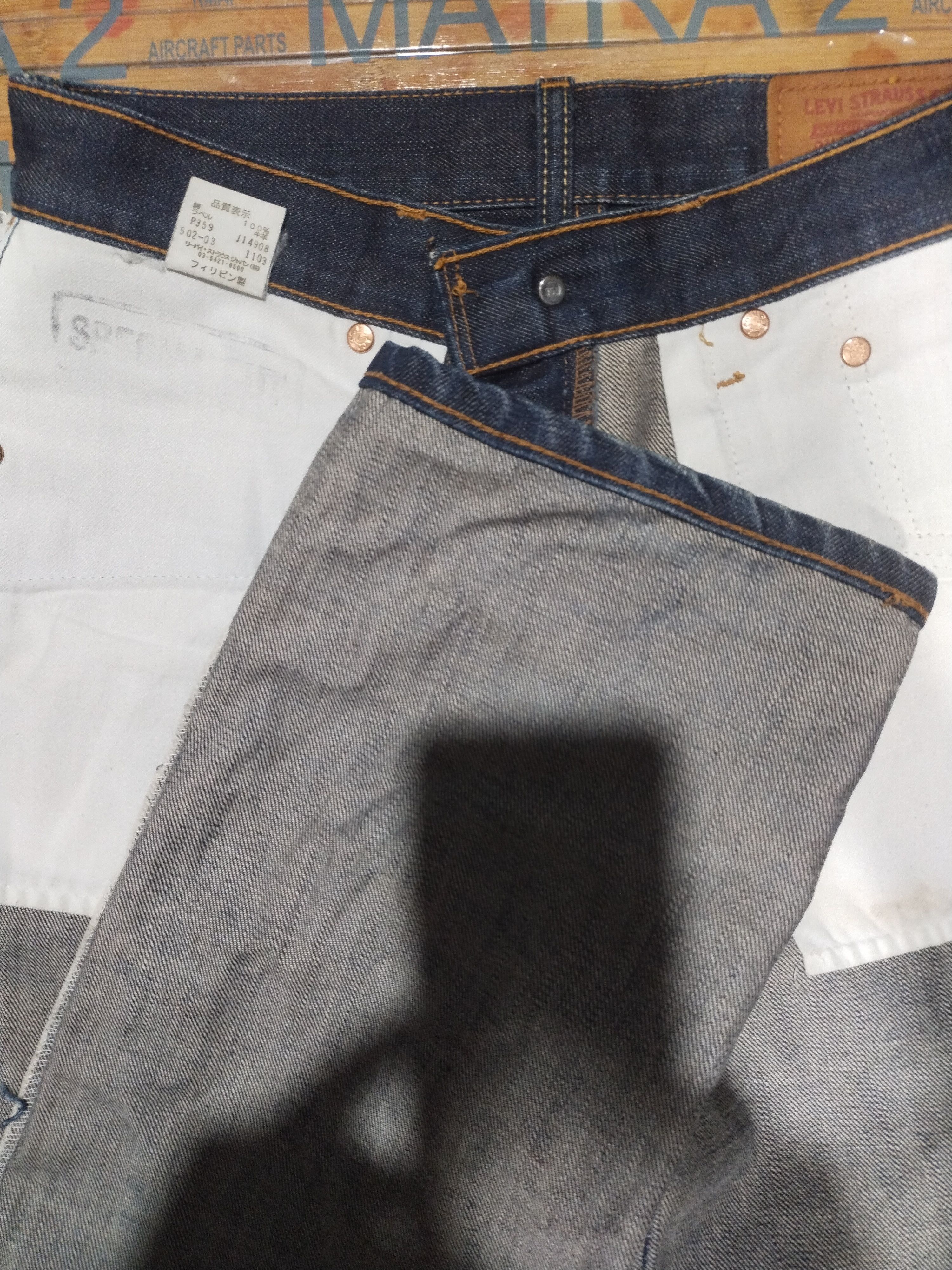 Japanese Brand Levis 502 Sz 28"/29" Size US 29 - 9 Thumbnail