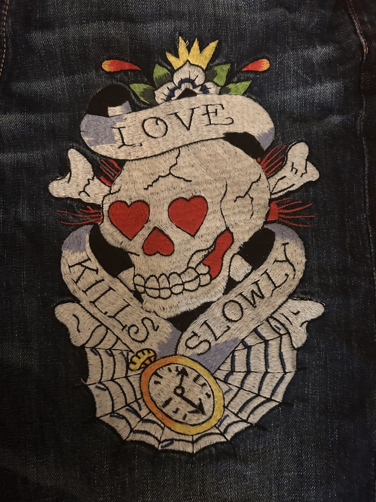 Designer × Ed Hardy Incredibly baggy ed hardy jeans Size US 40 / EU 56 - 4 Thumbnail