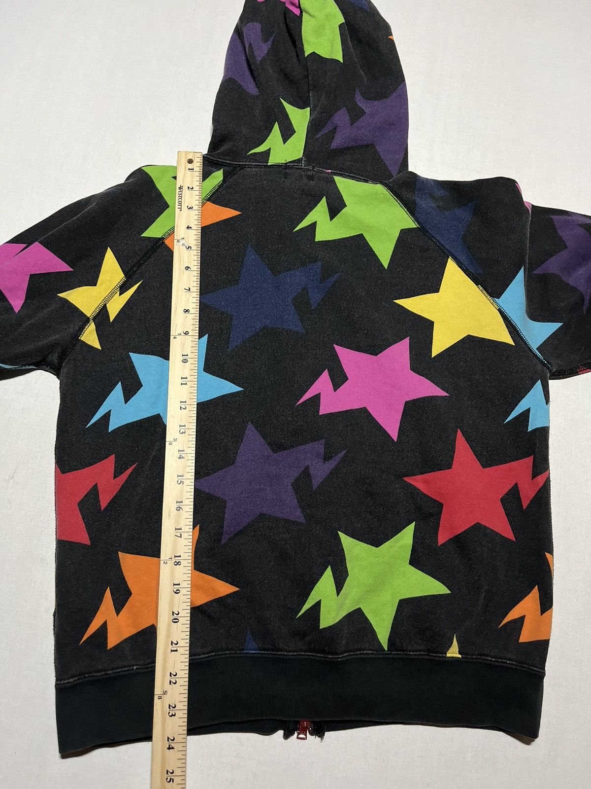 Bape × Nigo Sta Pattern Full Zip Hoodie Size US S / EU 44-46 / 1 - 12 Thumbnail