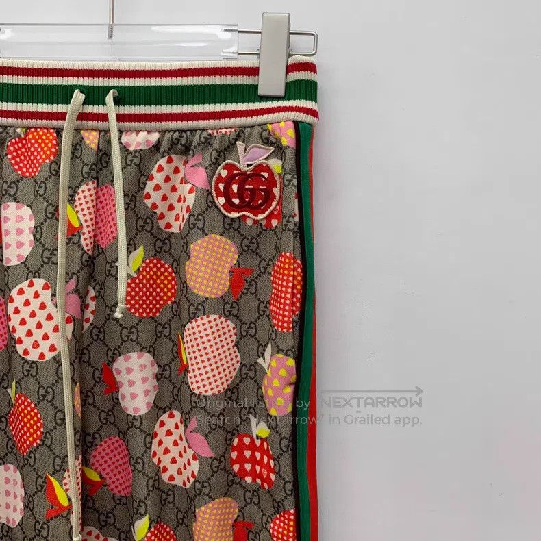 Gucci Gucci Size XS Multi-colour apple logo jacquard full-print d Size 42" / US 20 - 3 Thumbnail