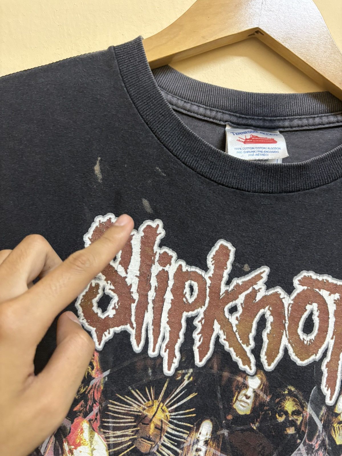 Band Tees Vintage 2004 Slipknot Band Line Up Metal T-Shirt Size US S / EU 44-46 / 1 - 12 Thumbnail