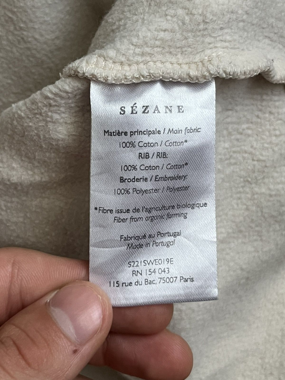 Sezane Sézane Amour Center Big Logo Sweatshirt Size S / US 4 / IT 40 - 5 Thumbnail