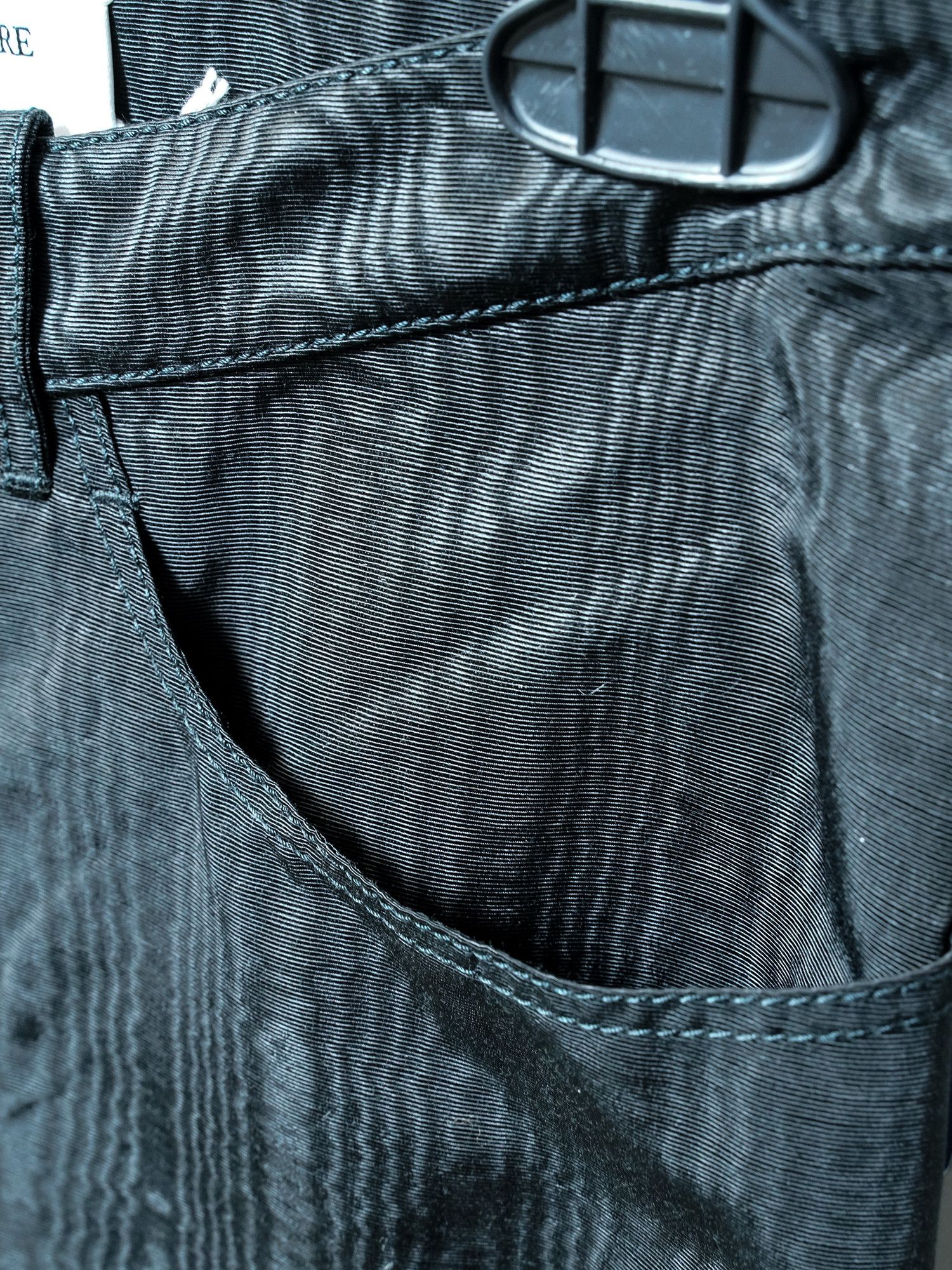 Marine Serre MARINE SERRE Womens Moire Straight Pants Size 26" / US 2 / IT 38 - 6 Thumbnail