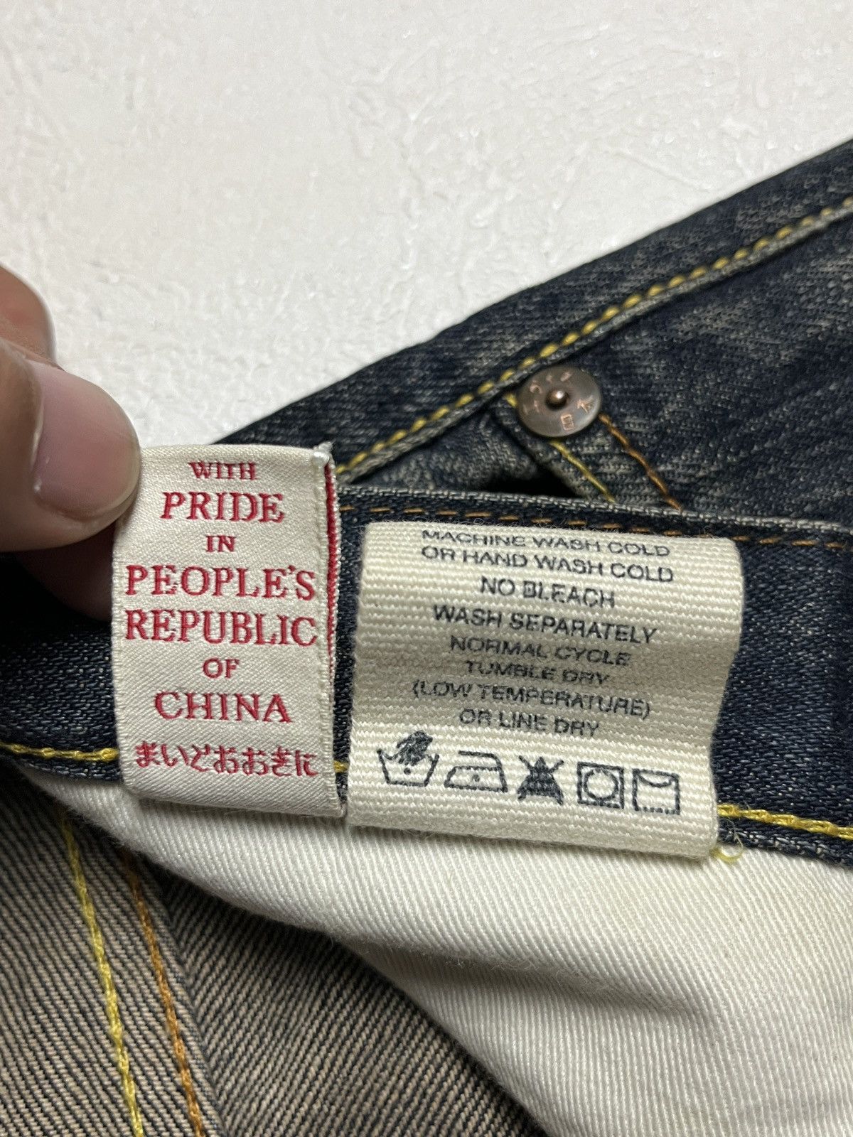 Evisu Rare Evisu Yamane Paris Distressed Selvedge Jeans Size US 36 / EU 52 - 8 Thumbnail