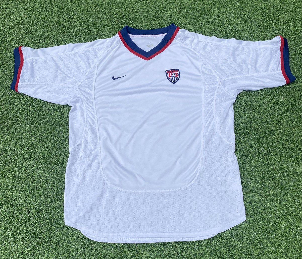 Nike USA 2000/2001 Vintage Home Jersey Rare Size US XL / EU 56 / 4 - 1 Thumbnail