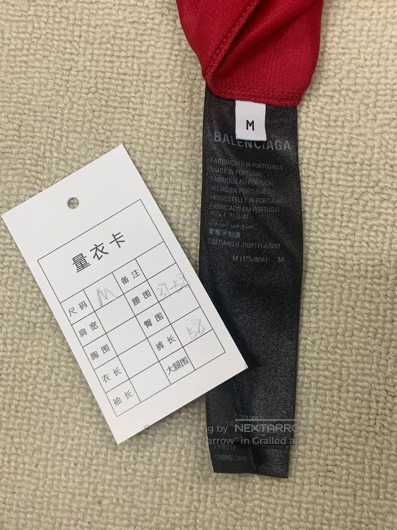 Balenciaga Balenciaga size M Alphabet Print Elastic Waist Straight Le Size US 27 - 4 Thumbnail