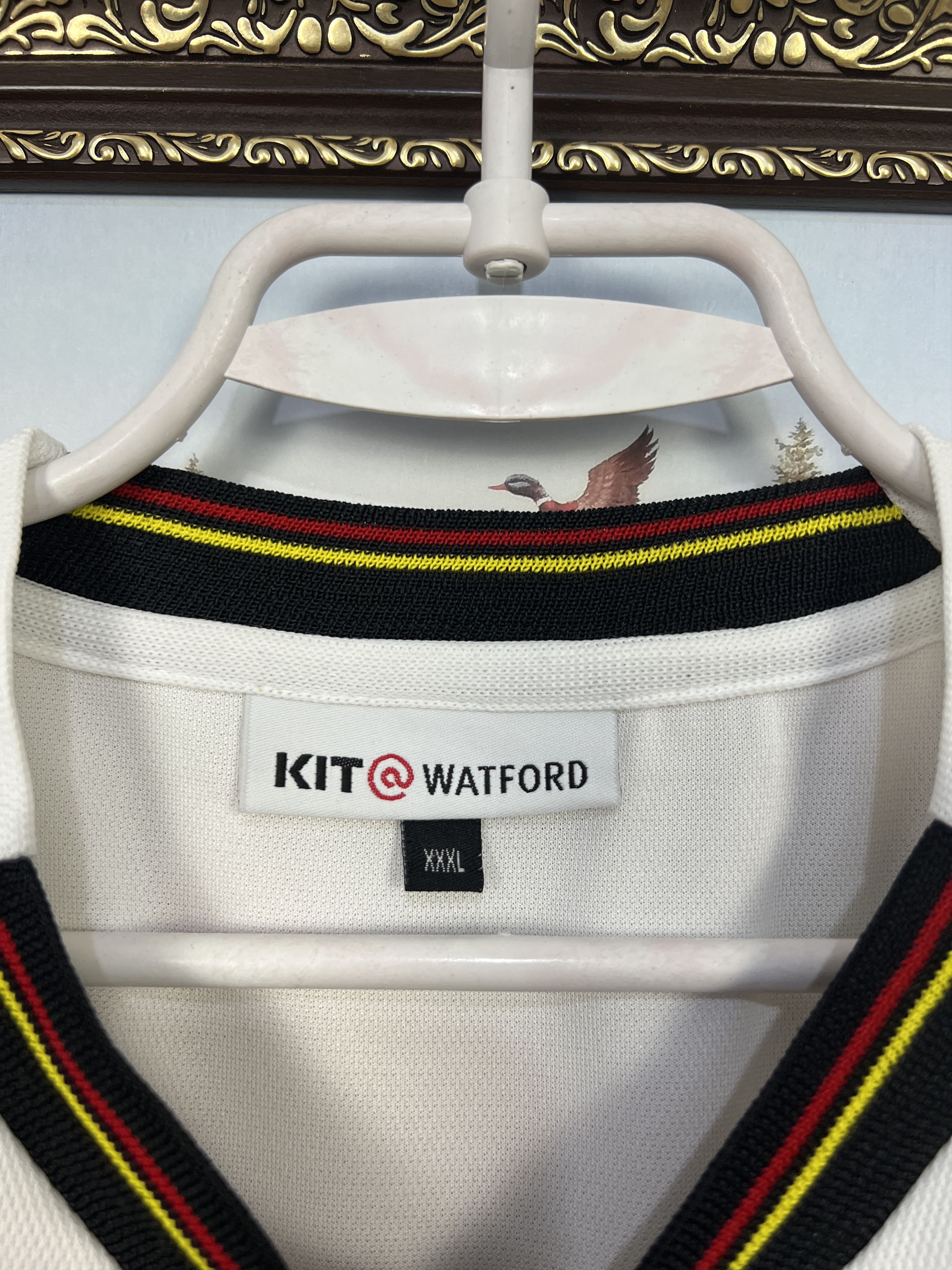 Vintage Watford Away football shirt 2003 Soccer White Jersey 3XL Size US XXL / EU 58 / 5 - 6 Thumbnail