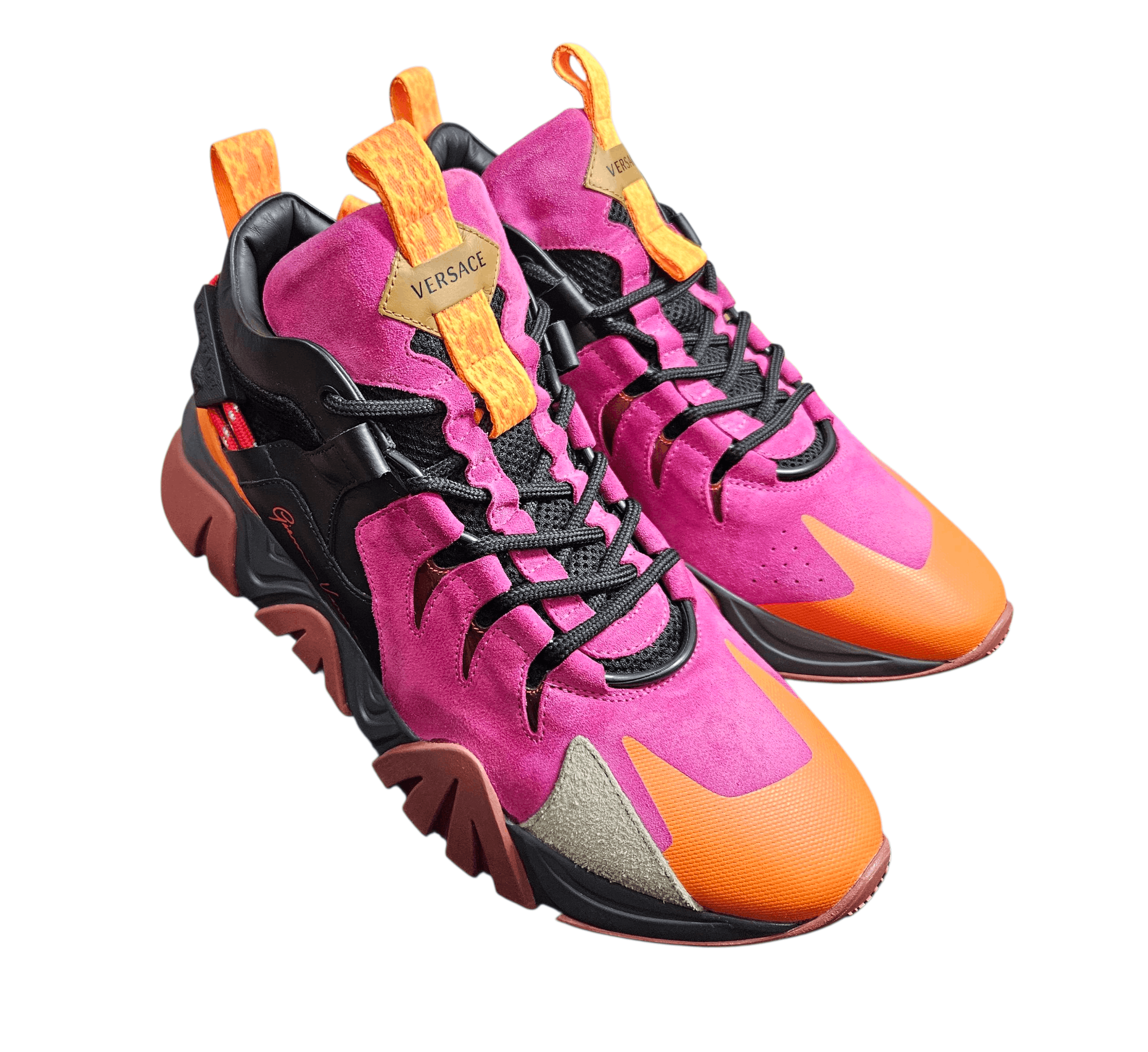 Versace VERSACE Gianni Signature Sport Squalo Sneakers | 2Chains Size US 11 / EU 44 - 2 Thumbnail
