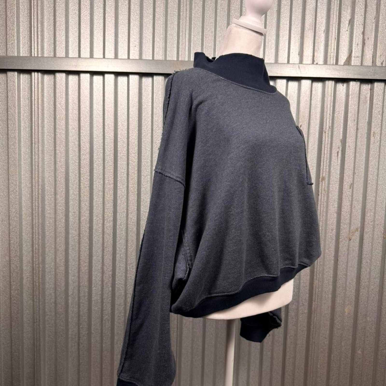 Free People Free people black oversized sweatshirt Size L / US 10 / IT 46 - 5 Thumbnail