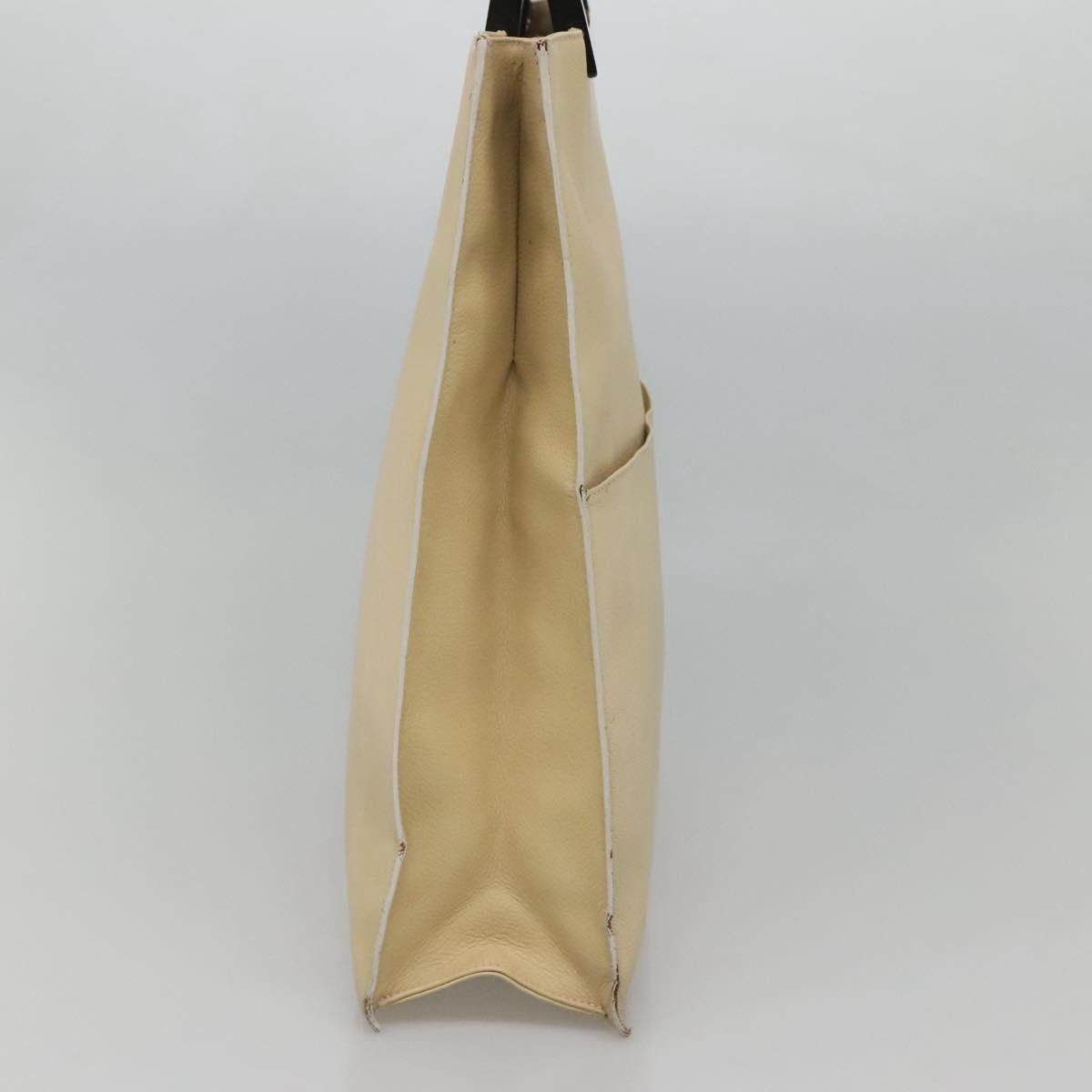 Gucci GUCCI Hand Bag Leather Beige Gold Size ONE SIZE - 3 Thumbnail