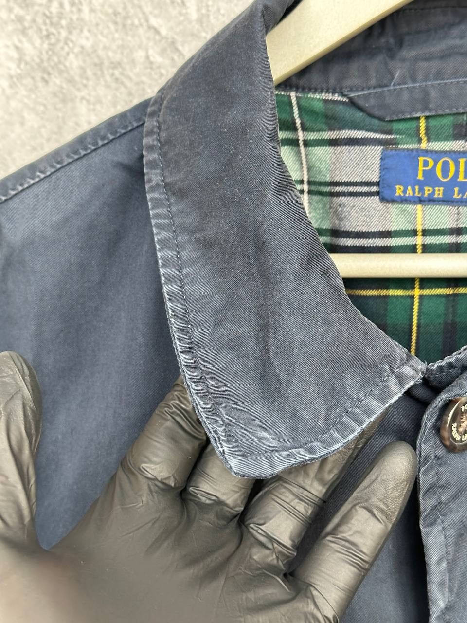 Polo Ralph Lauren Polo Ralph Lauren English Plaid Lined Trench Coat Navy Size US L / EU 52-54 / 3 - 12 Thumbnail
