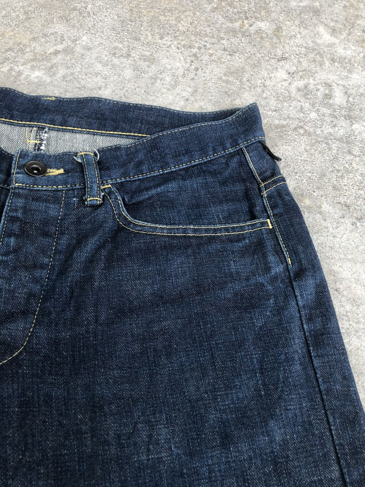If Six Was Nine Japanese WJK Flared Jeans Bootcut Distressed J Cut Size US 31 - 15 Thumbnail