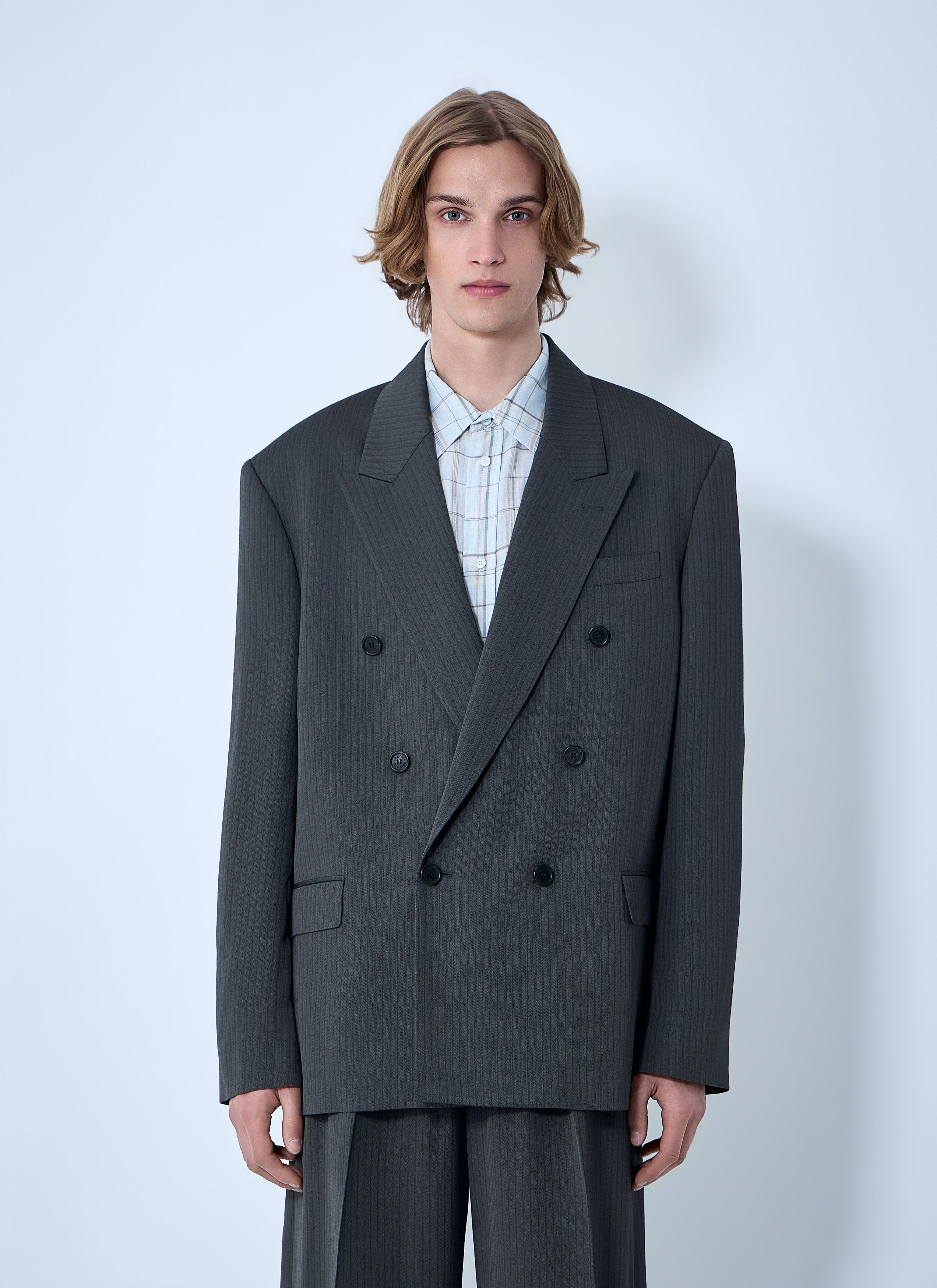 Acne Studios Double-Breasted Suit Jacket Size US XL / EU 56 / 4 - 1 Thumbnail