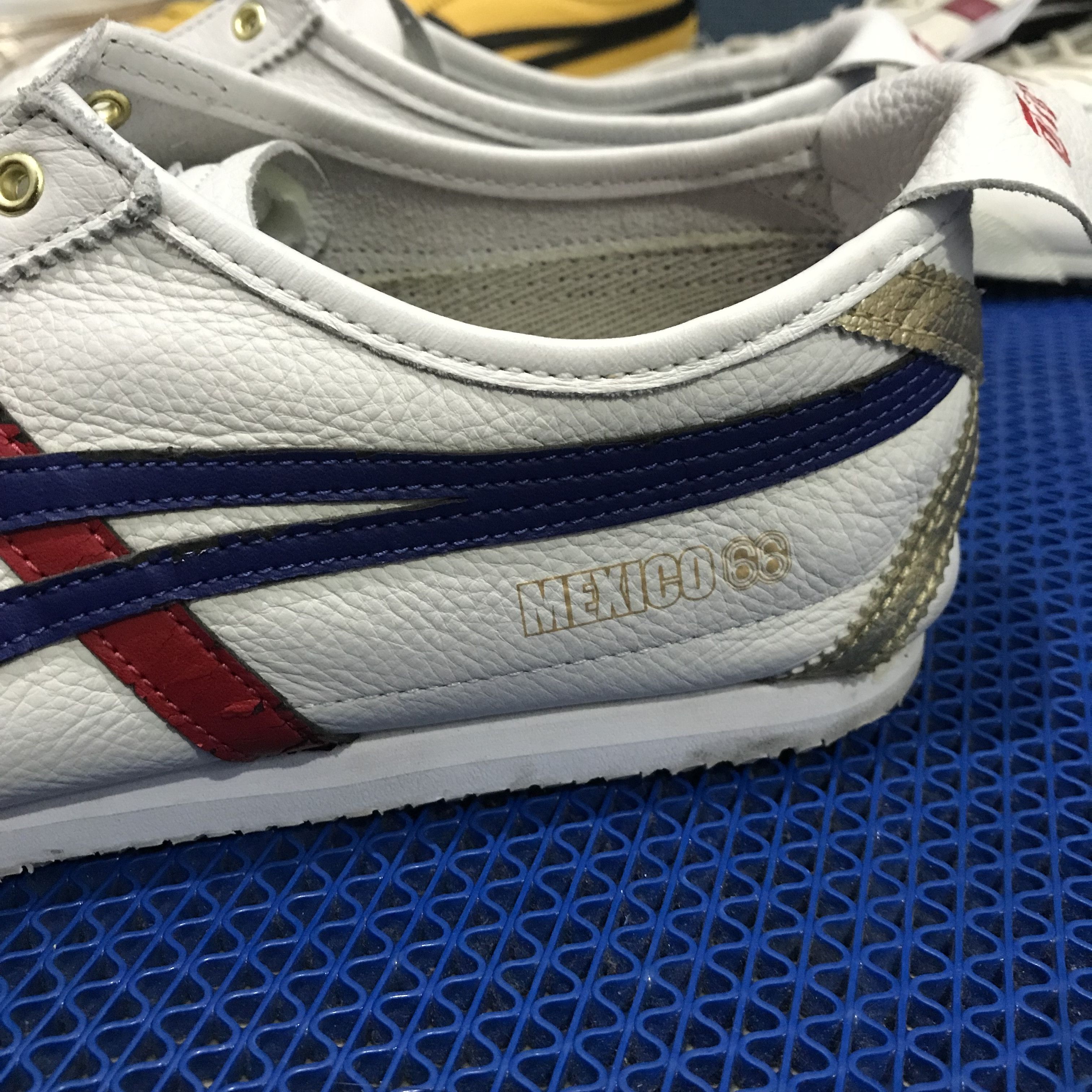Onitsuka Tiger Onitsuka Tiger Mexico 66 'White Dark Blue Gold D507L Size US 11.5 / EU 44-45 - 5 Thumbnail