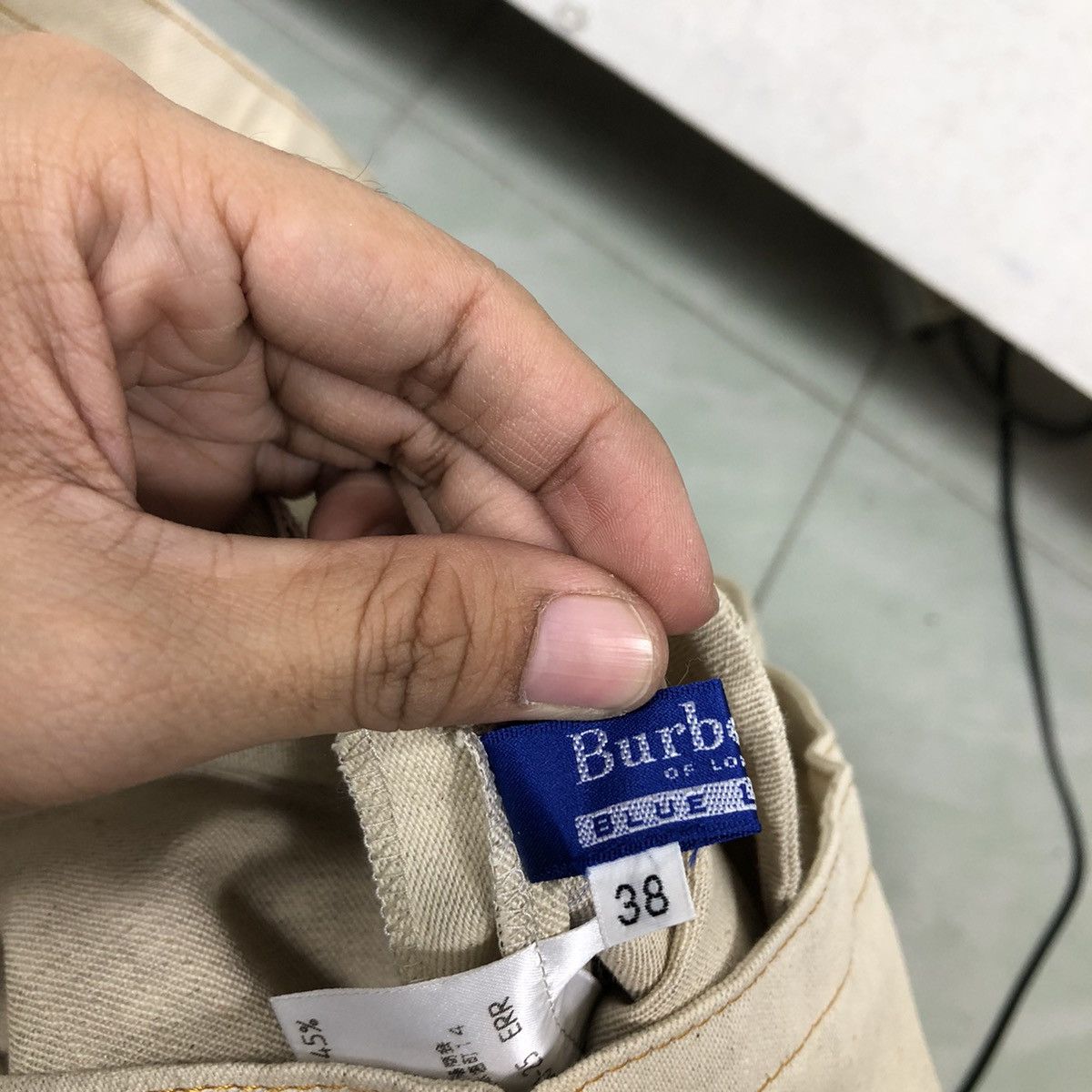 Burberry Vintage Burberrys London Blue Label Skirt Chore Duck Canvas Size 28" / US 6 / IT 42 - 12 Thumbnail