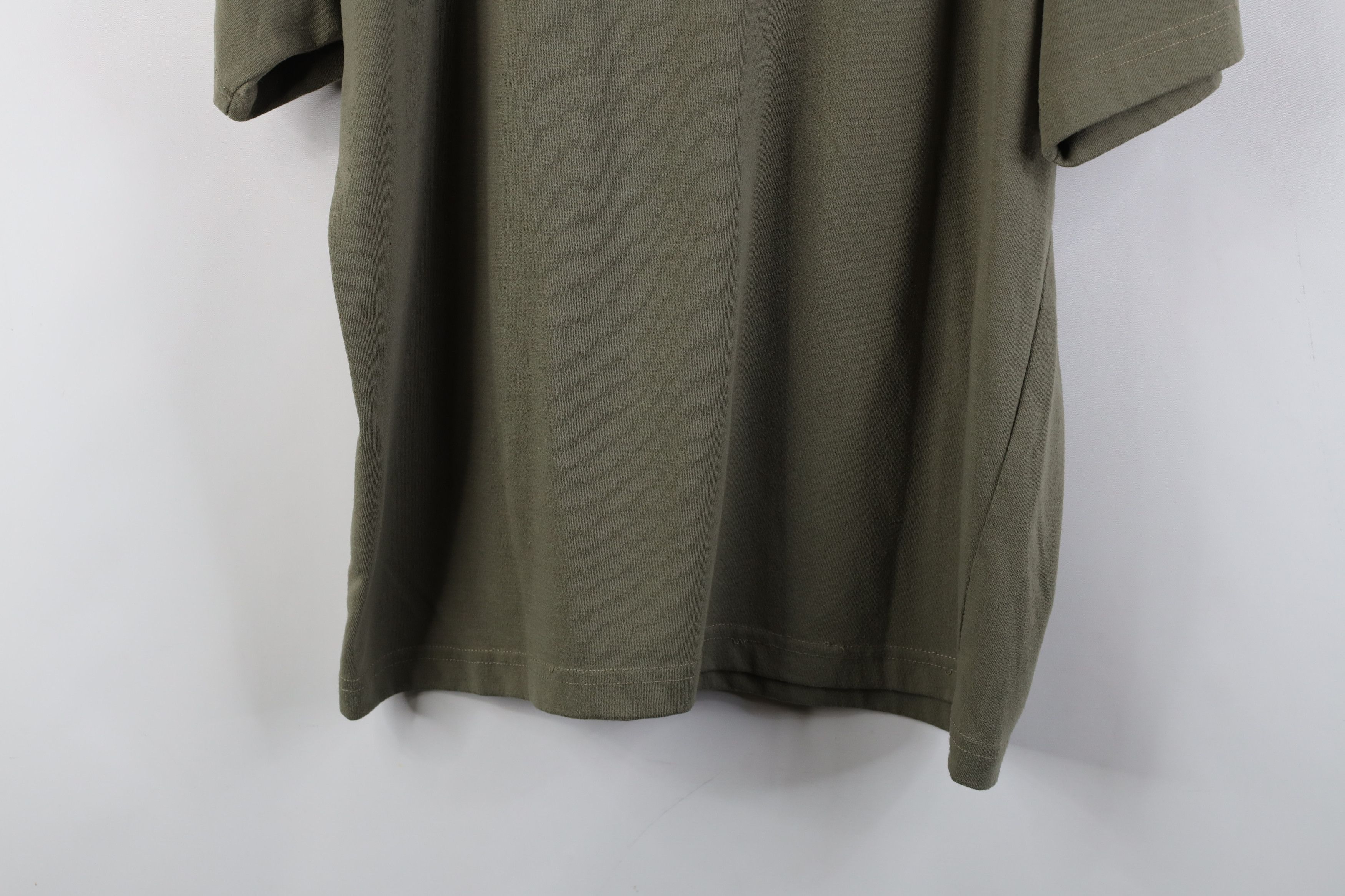 The North Face Vintage Y2K The North Face Spell Out Knit T-Shirt Green Size US M / EU 48-50 / 2 - 13 Thumbnail