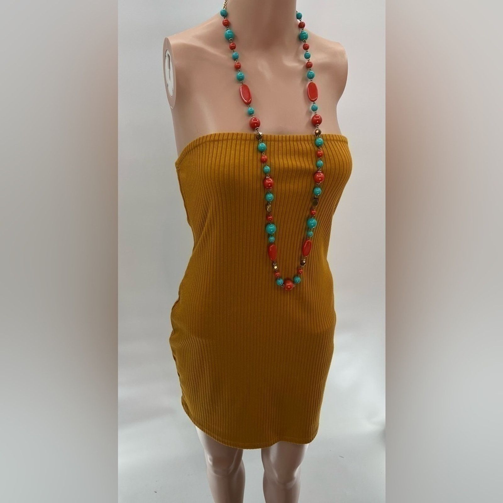 Urban Outfitters Urban Outfitters Women's Yellow and Orange Dress Size M Size M / US 6-8 / IT 42-44 - 1 Thumbnail