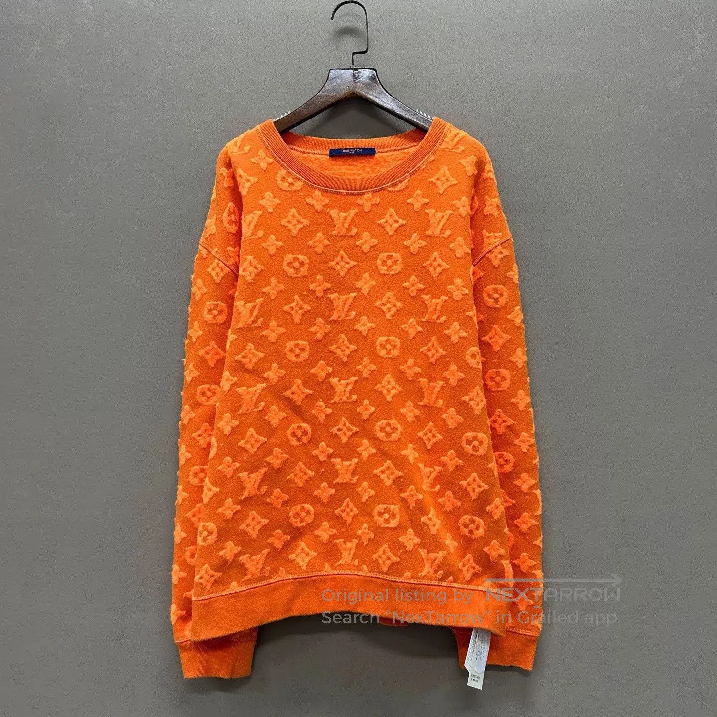 Louis Vuitton Orange Patterned Long Sleeve Sweatshirt. Size US M / EU 48-50 / 2 - 1 Thumbnail