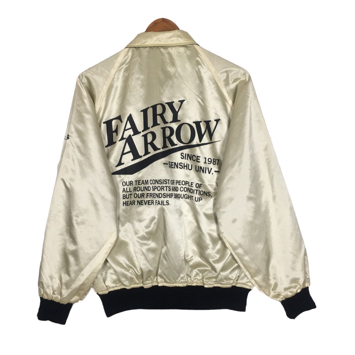 Japanese Brand Senshu University Fairy Arrow Reversible SnapButton Jacket Size US M / EU 48-50 / 2 - 11 Thumbnail