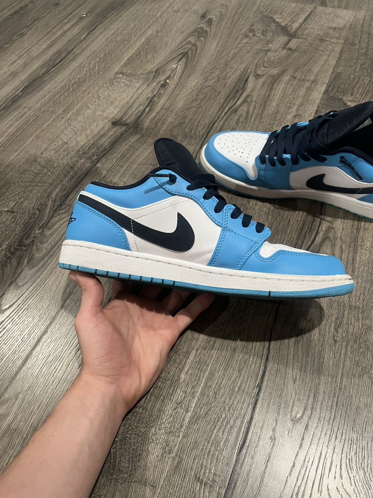 Jordan Brand × Nike Jordan 1 low unc Size US 10 / EU 43 - 3 Thumbnail