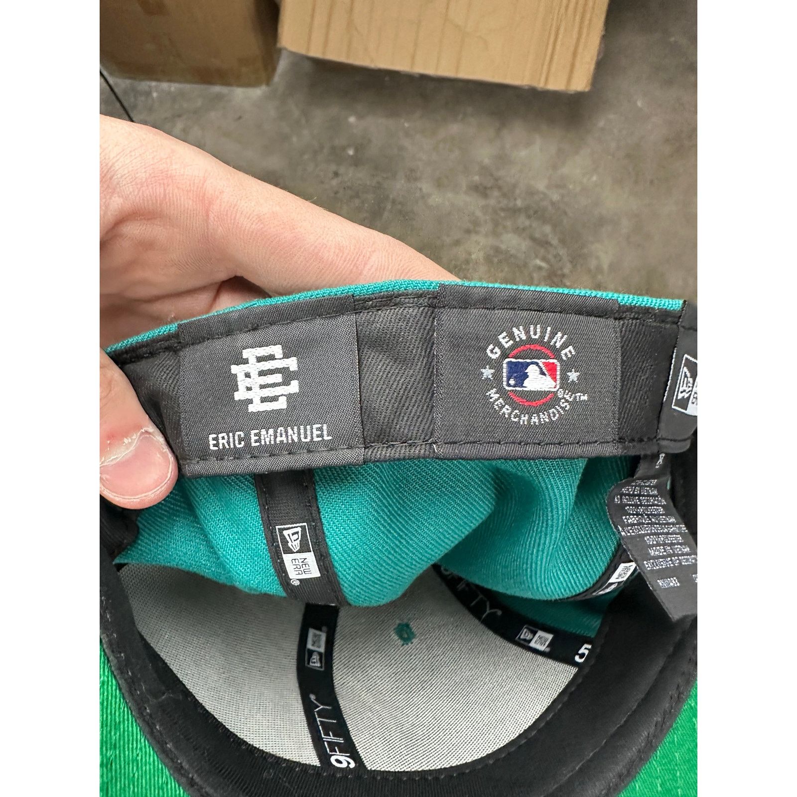 Eric Emanuel EE Cap NY Teal Pink 7 1/2 DSIP New Size ONE SIZE - 5 Thumbnail