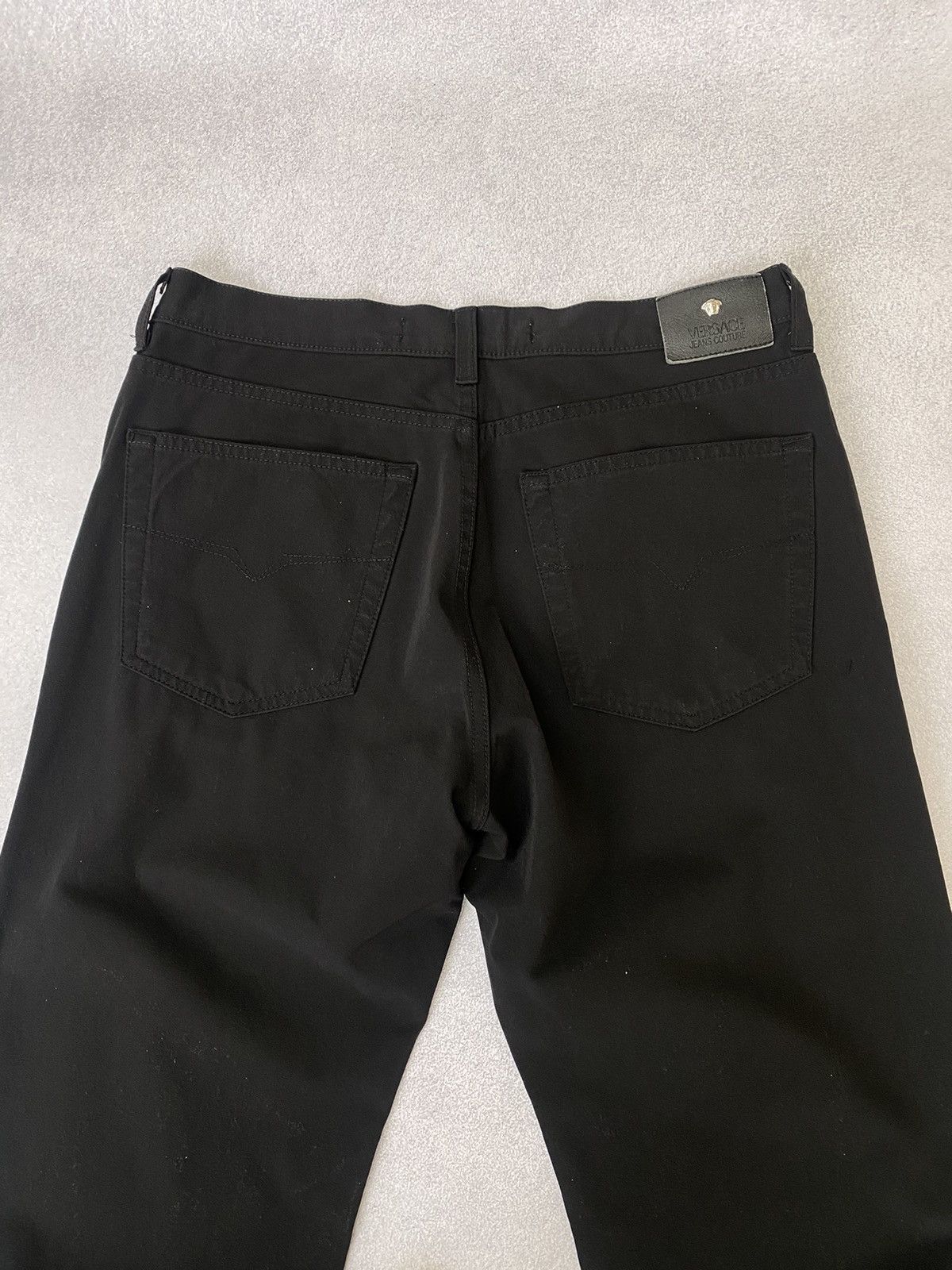 Versace Jeans Couture × Vintage Vintage Versace Jeans Couture Black Pants Size US 34 / EU 50 - 17 Thumbnail