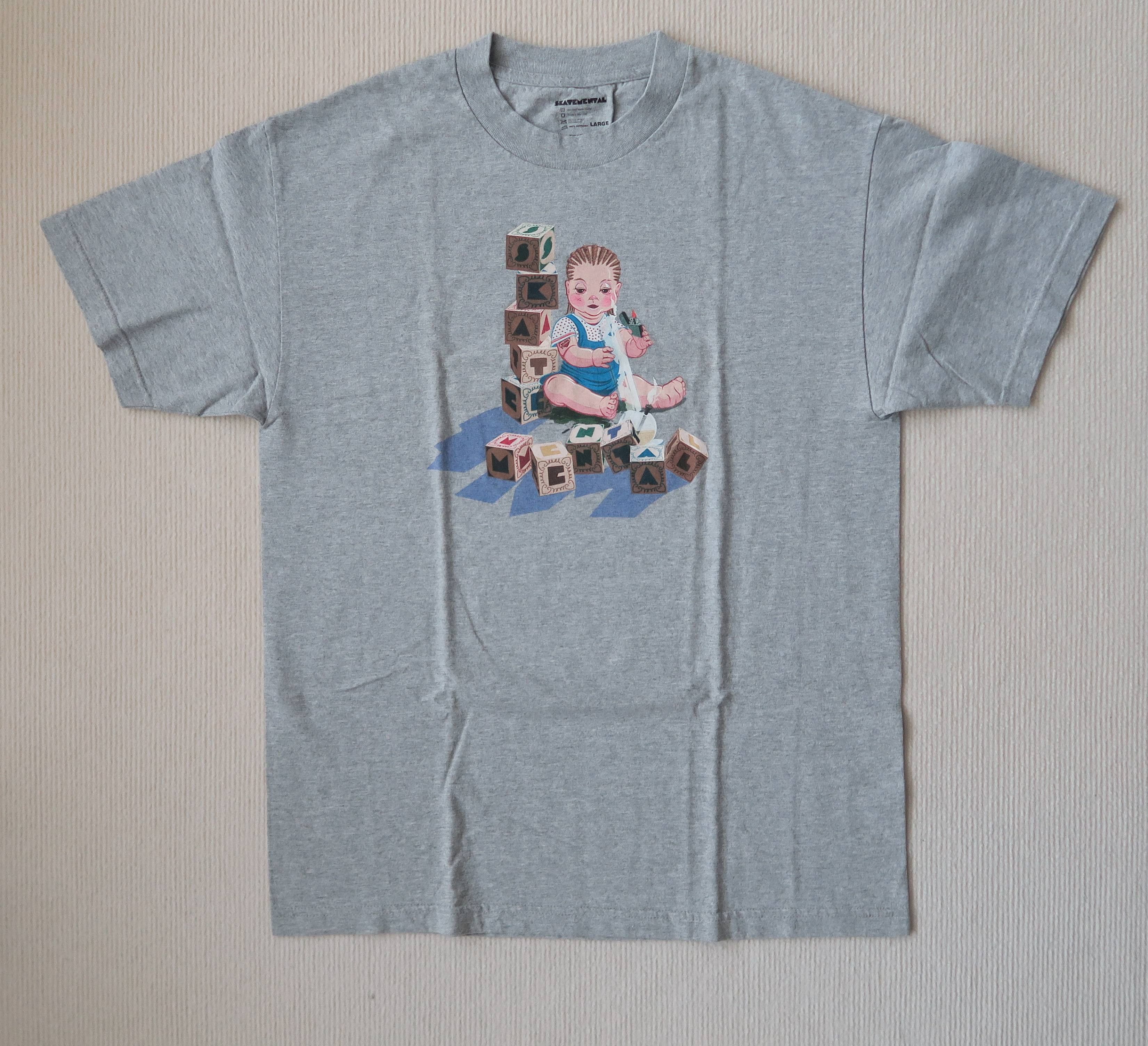 Vintage Skate Mental Baby Bong Skateboarding T-Shirt Size US L / EU 52-54 / 3 - 3 Thumbnail