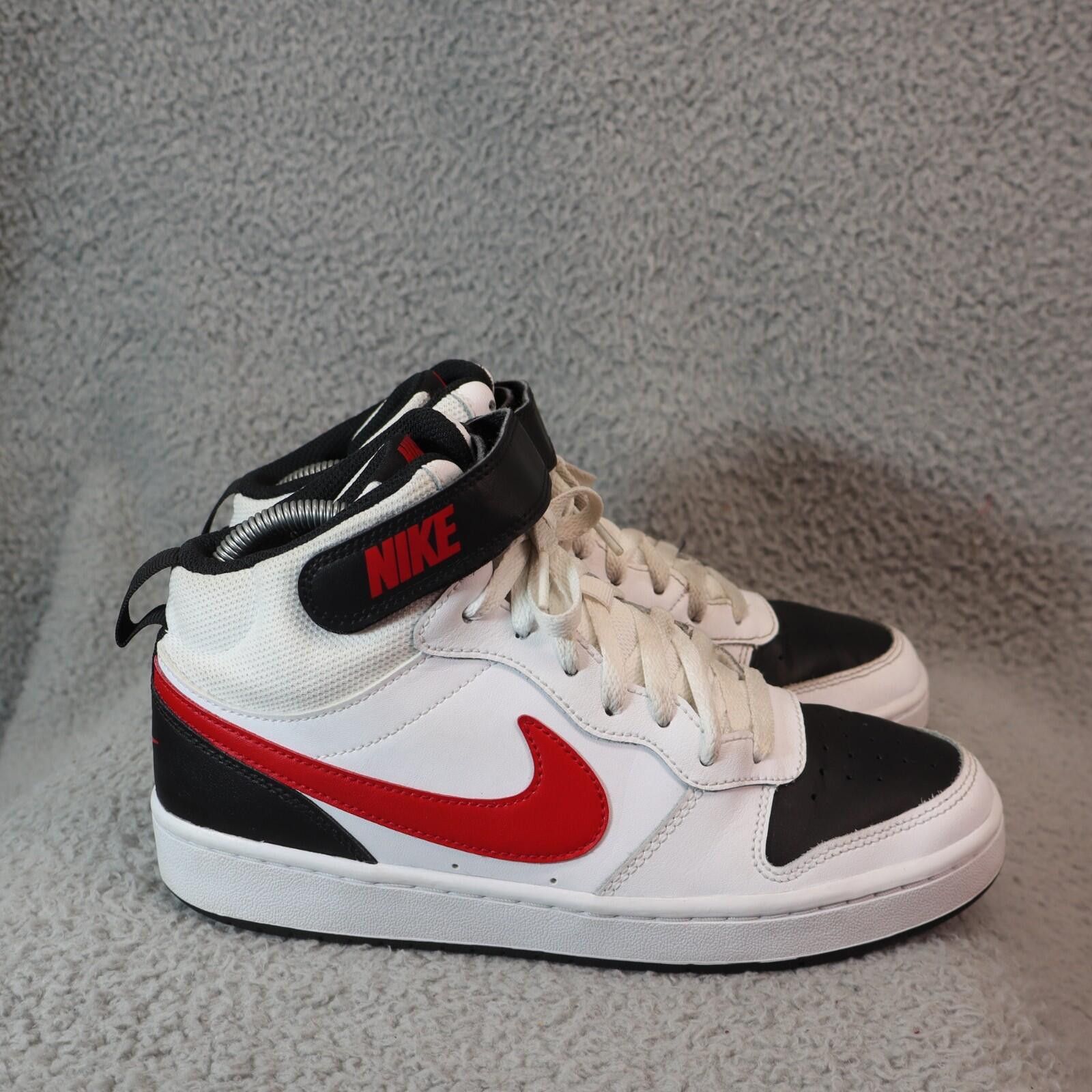 Nike Nike Court Borough Mid 2 University Red (GS) 7Y CD7782-110 Size US 7 / EU 40 - 4 Thumbnail