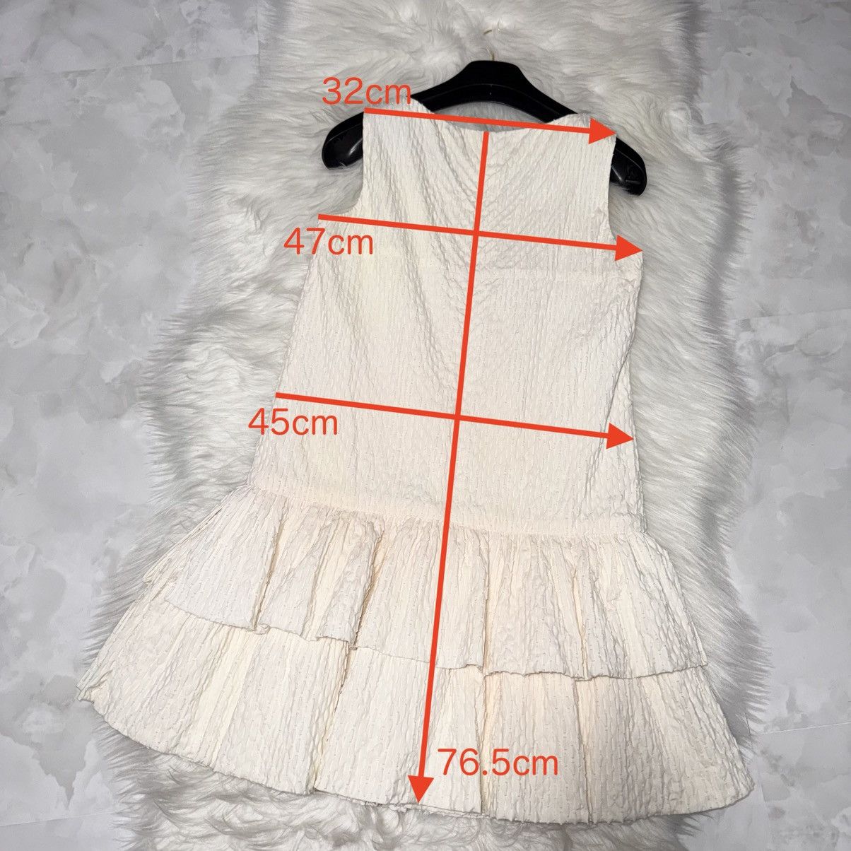 Chanel Genuine Chanel COCO decoration tiered sleeveless dress 36 Size XS / US 0-2 / IT 36-38 - 4 Thumbnail