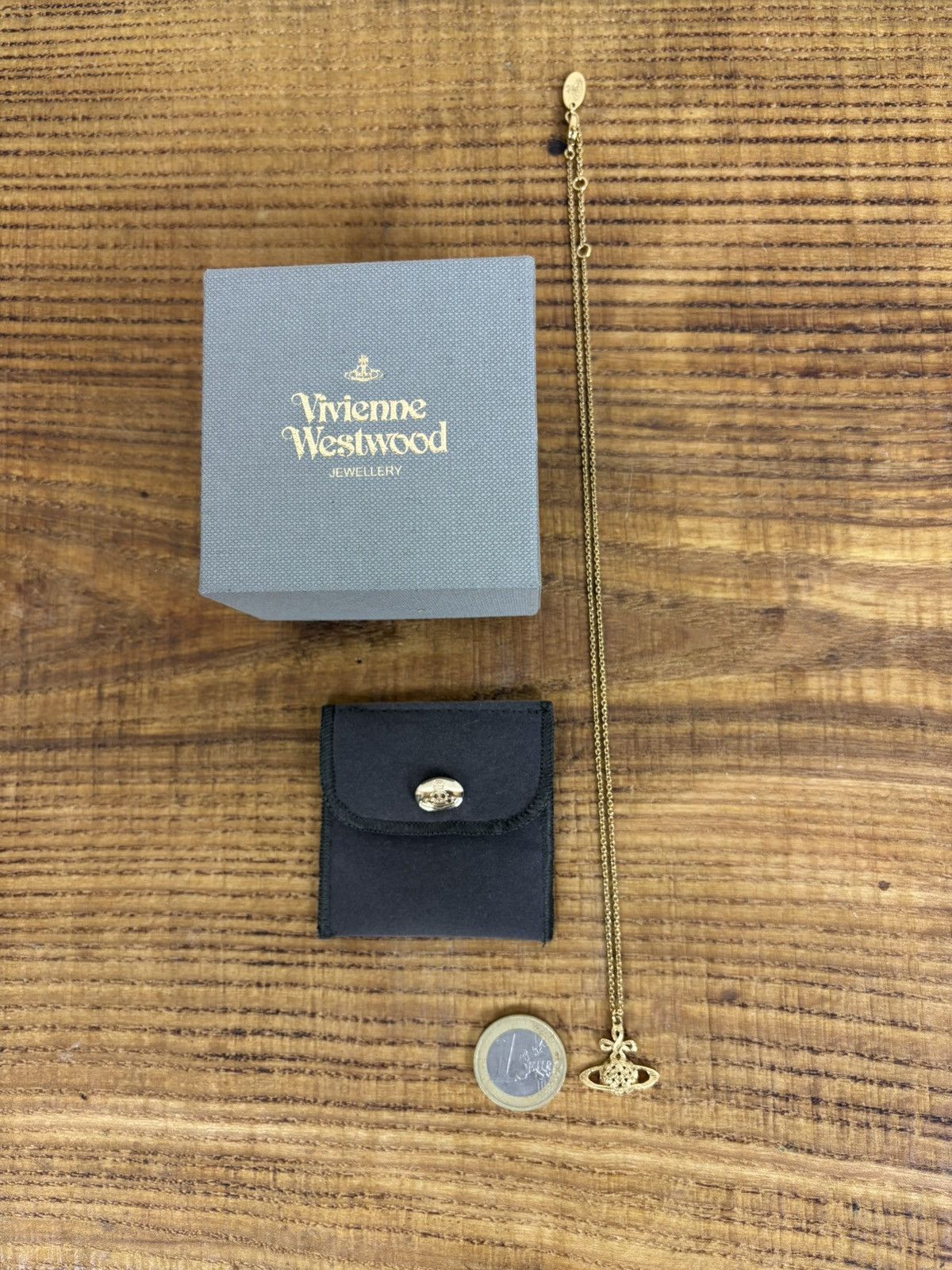 Vivienne Westwood Vivienne Westwood Simone Bas Relief Mini Necklace Gold Size ONE SIZE - 8 Thumbnail