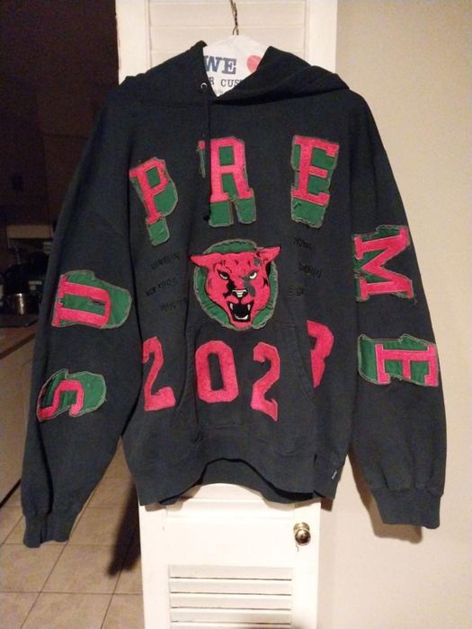 Supreme Supreme Washed panther hooded sweatshirt | Grailed