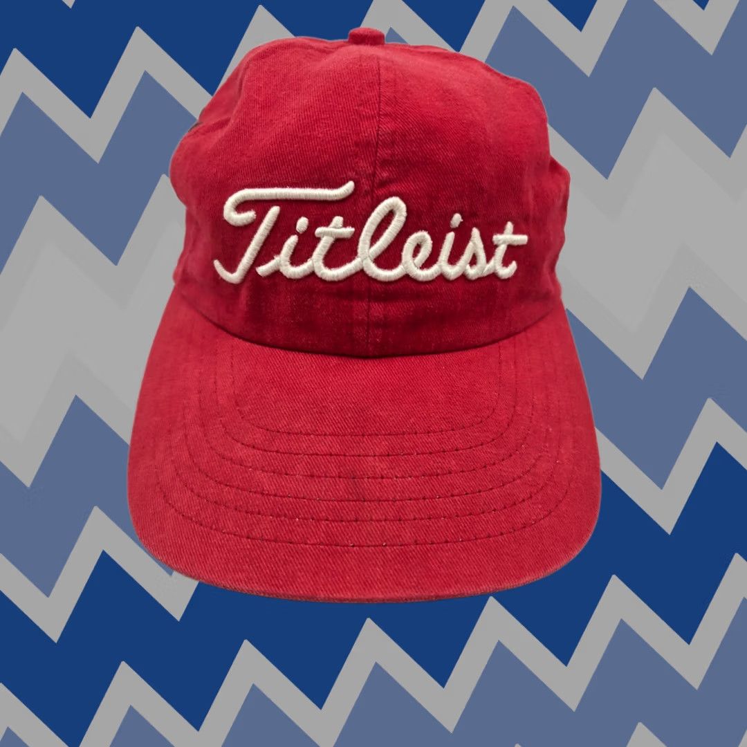 Titleist Titleist Hat Adjustable The Tribute Red Logo Baseball Cap Men One Size XS? Size ONE SIZE - 1 Thumbnail