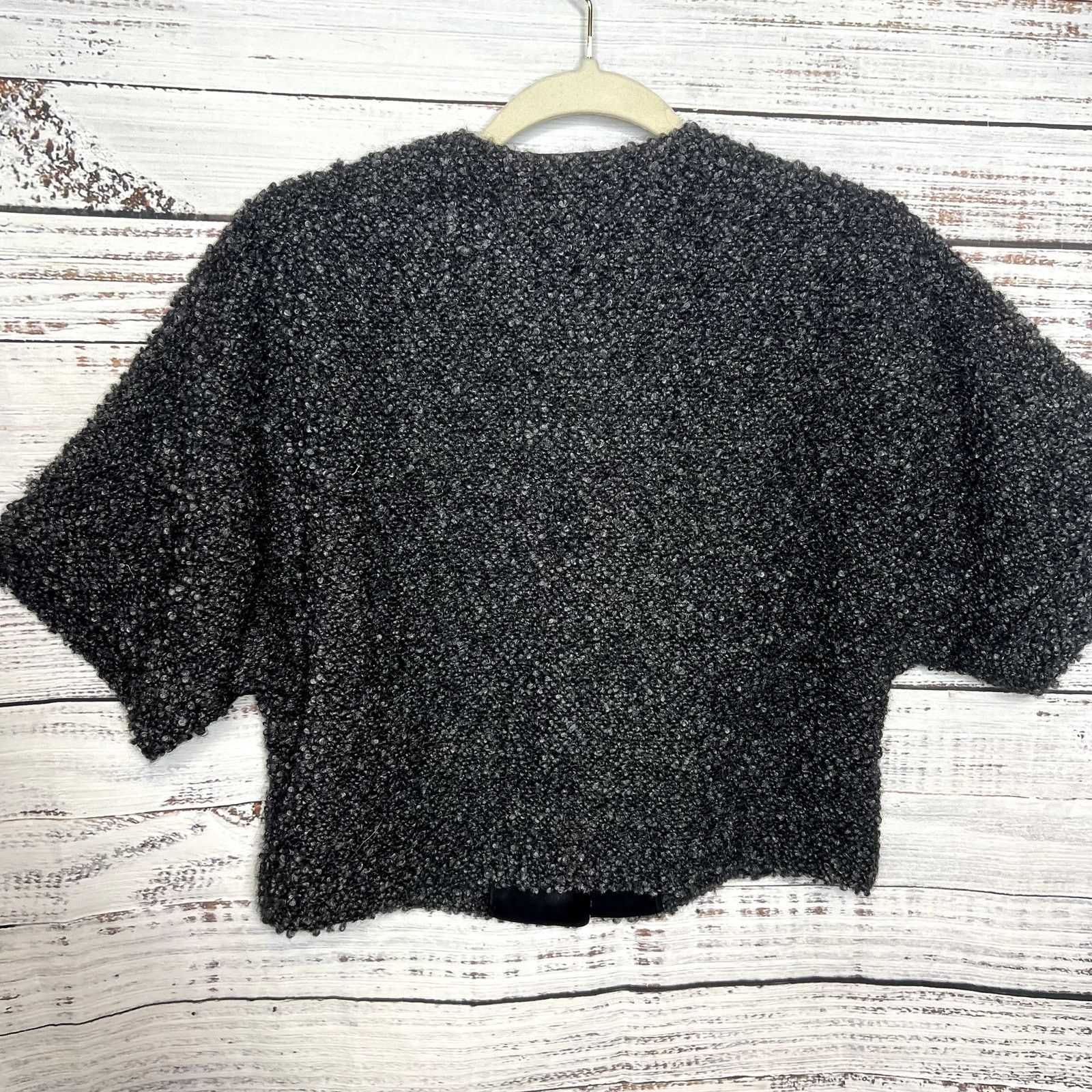 Lafayette 148 Lafayette 148 New York Black Jacket Virgin Wool Mohair 4 Size S / US 4 / IT 40 - 4 Thumbnail