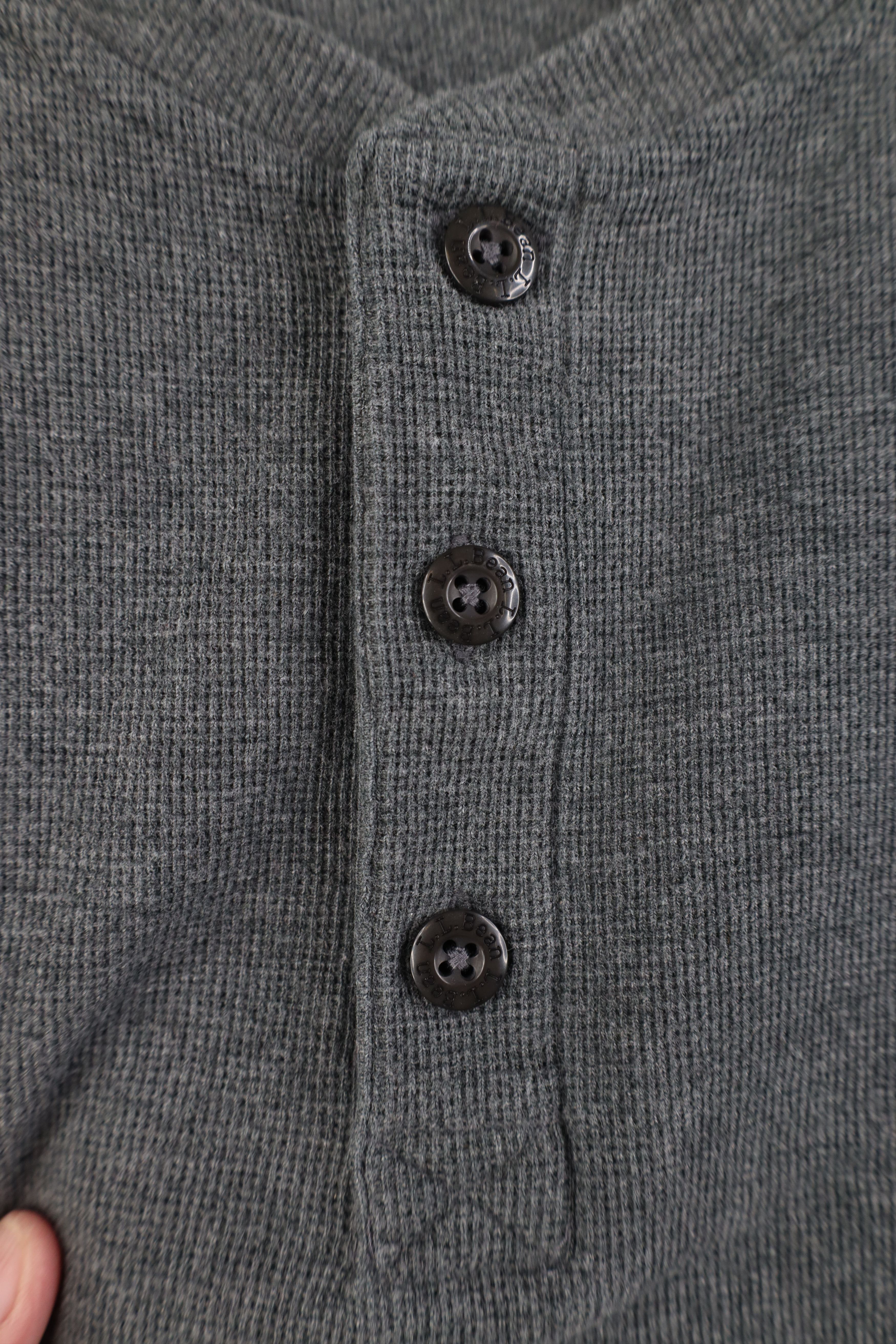 L.L. Bean Vintage LL Bean Waffle Knit Long Sleeve Henley T-Shirt Size US XXL / EU 58 / 5 - 5 Thumbnail