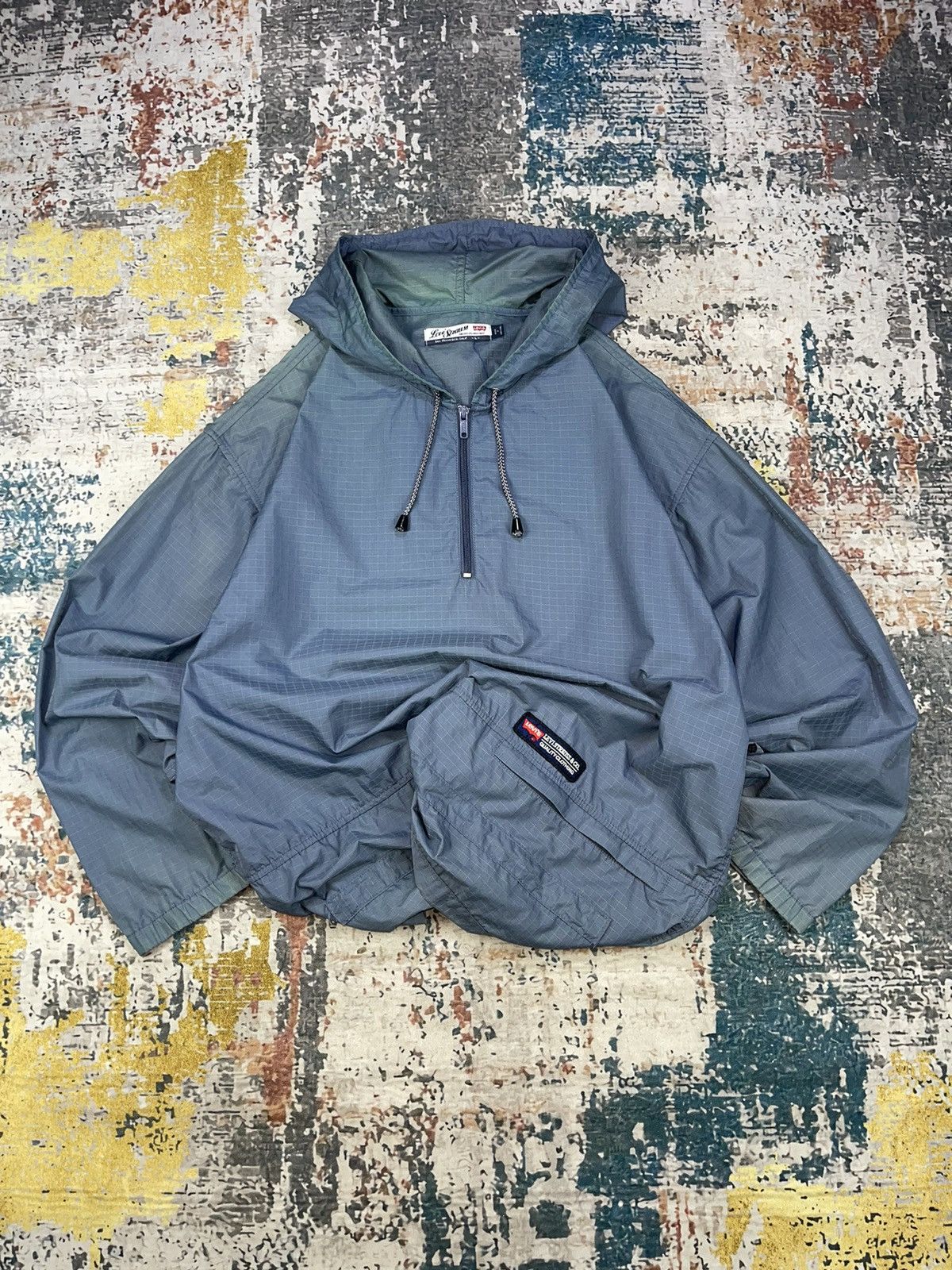 Levi's Vtg Levis Strauss Anorak Ripstop Pull Over Windbreaker Size US L / EU 52-54 / 3 - 1 Thumbnail