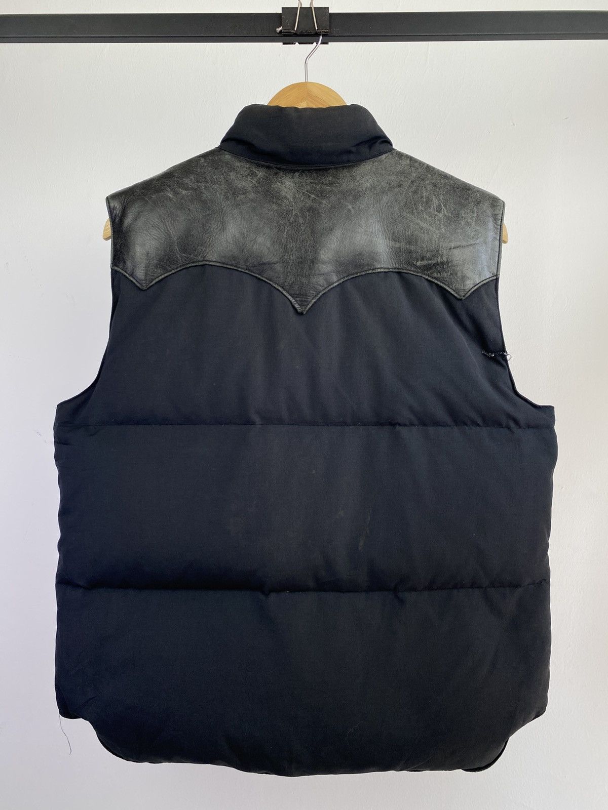 Sugar Cane Sugarcane Leather Yoke Down Vest Size US L / EU 52-54 / 3 - 10 Thumbnail