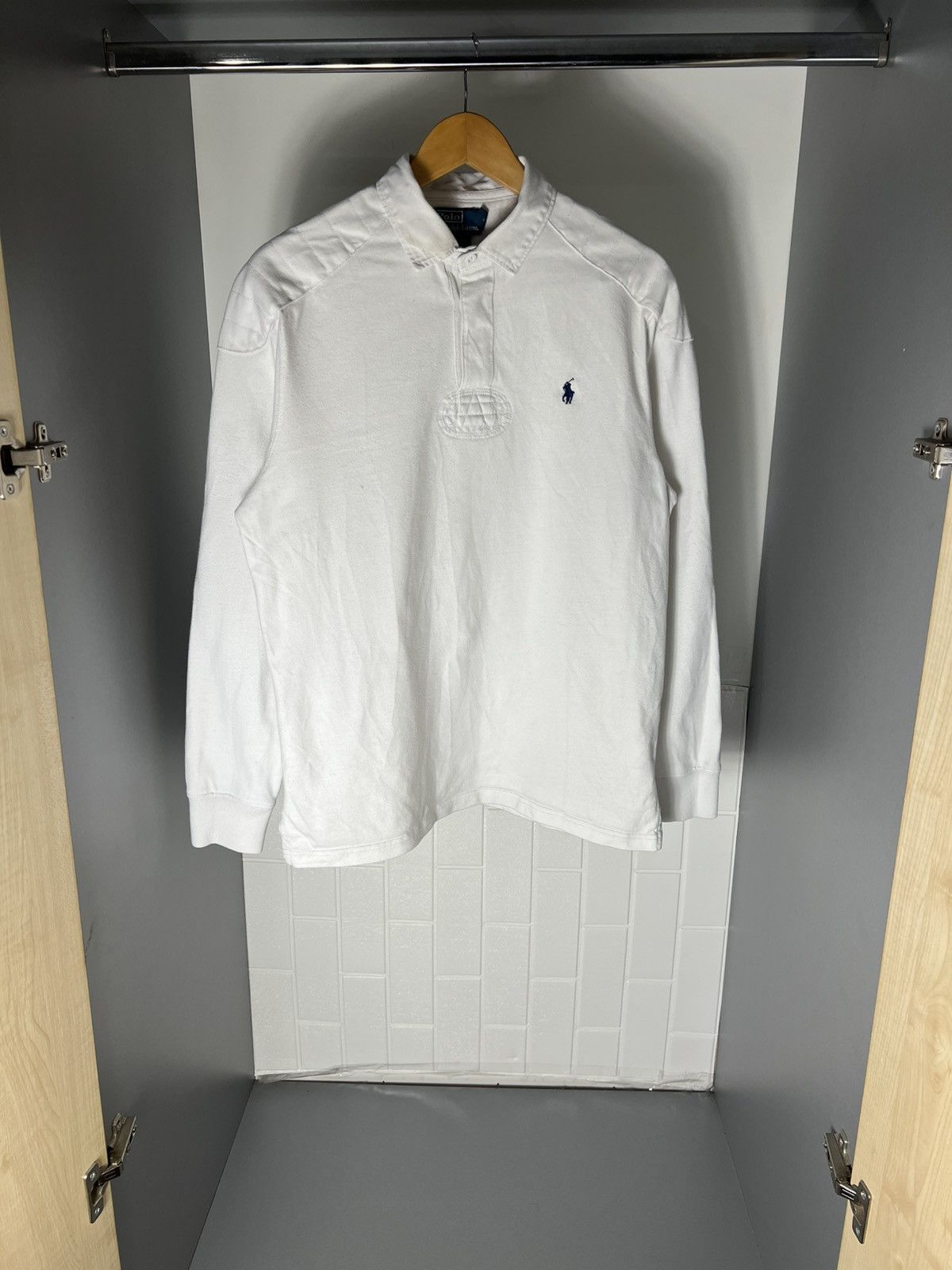 Polo Ralph Lauren VINTAGE POLO RALPH LAUREN RETRO RUGBY CLASSIC CASUAL Y2K 90s Size US L / EU 52-54 / 3 - 7 Thumbnail