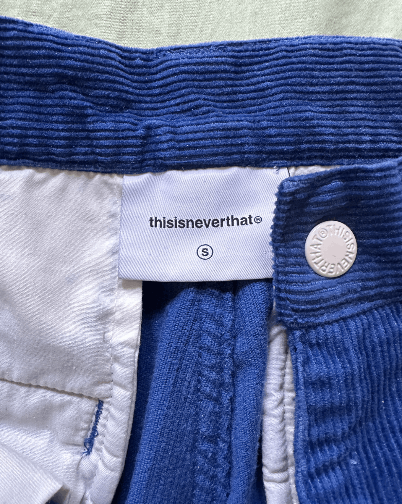thisisneverthat thisneverthat Blue Corduroy Pant Size US 28 / EU 44 - 4 Thumbnail