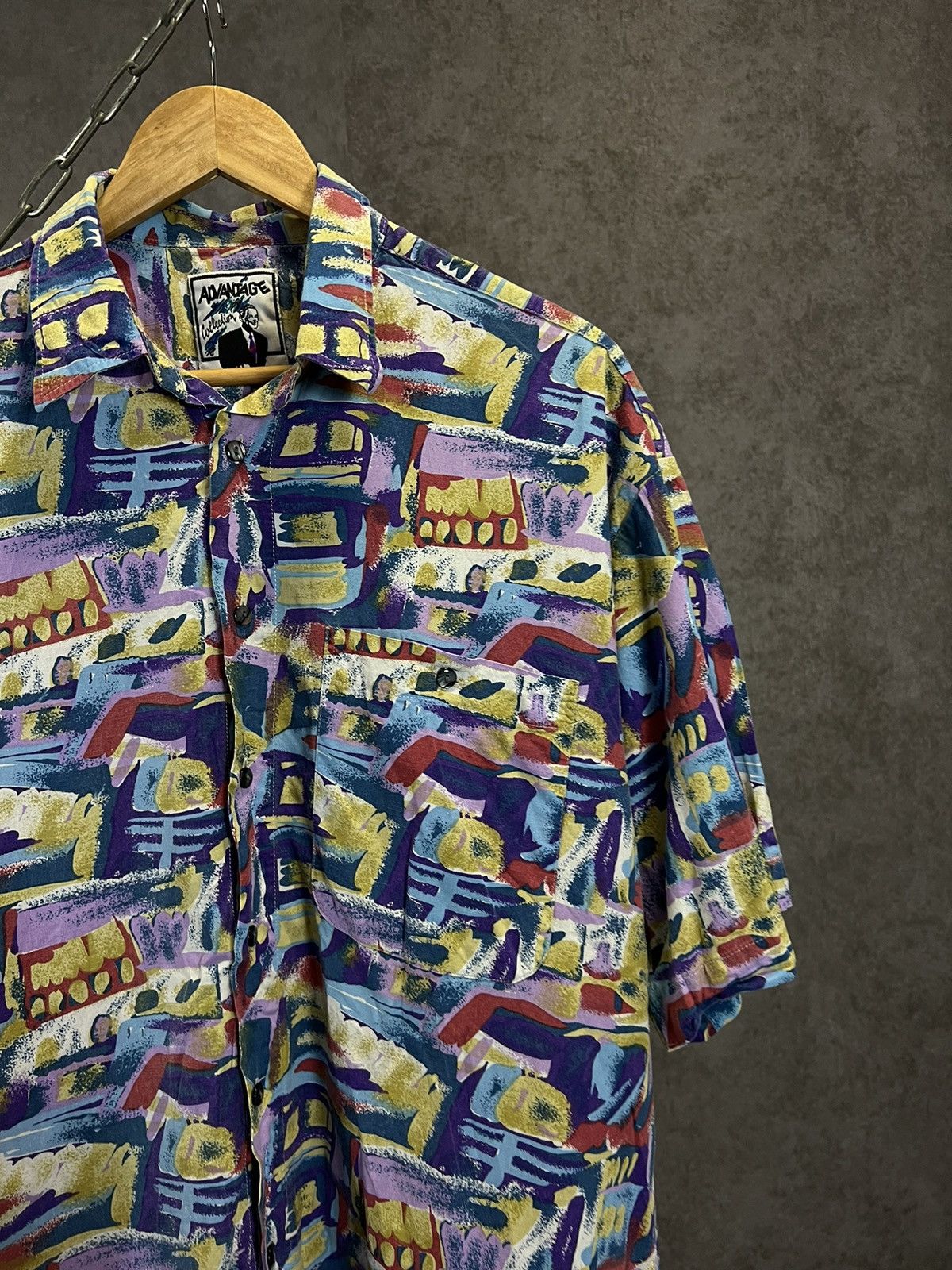 Other Art crazy Hawaiian vintage shirt Size US XL / EU 56 / 4 - 2 Thumbnail