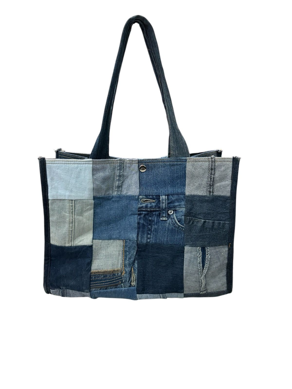 Other DENIM CUSTOM PATCHWORK TOTE BAG Size ONE SIZE - 1 Thumbnail