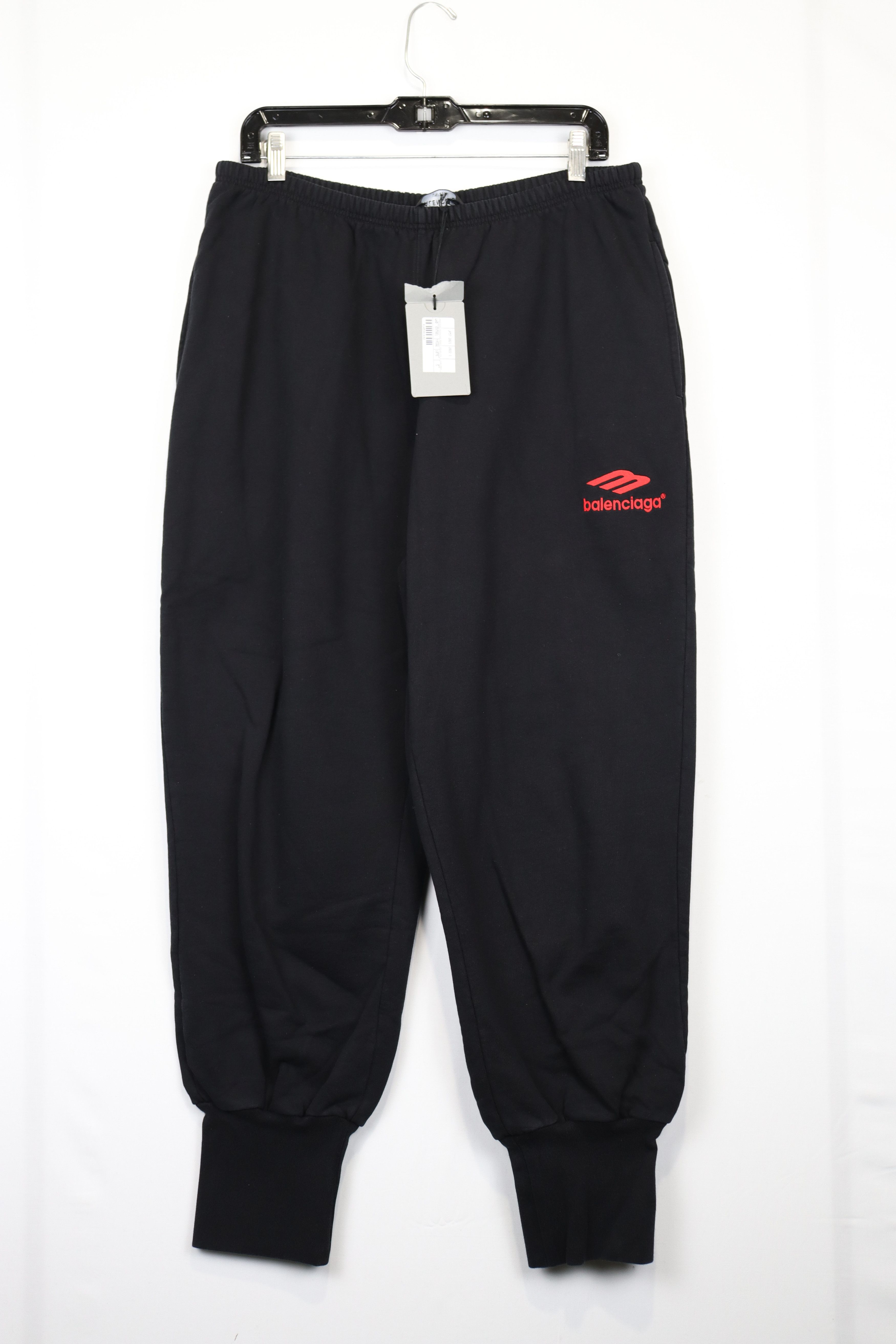 image of Balenciaga O1Rshd10124 Sweatpants In Black, Men's (Size 32)